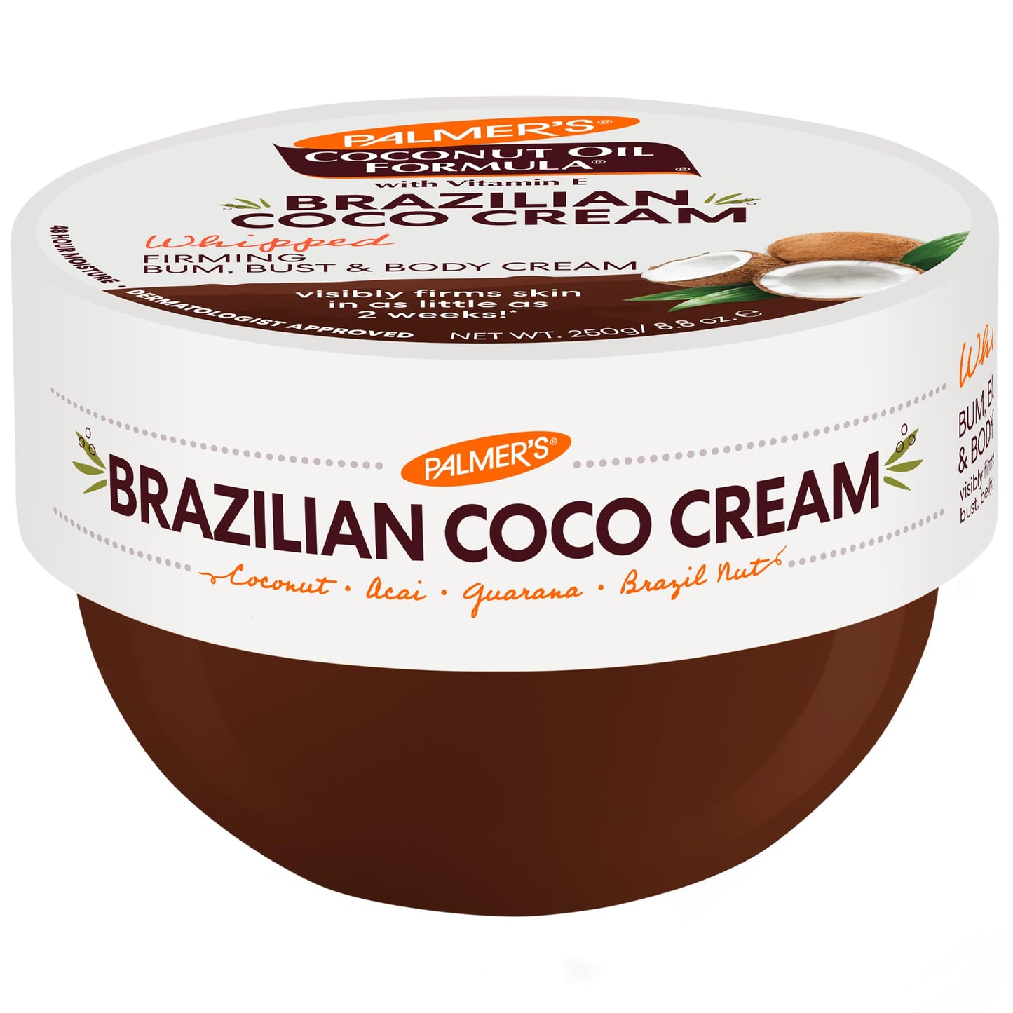 HotPalmer's Firming Body Cream, Brazilian Coco Coconut Oil Formula (8.8 Fl Oz)
