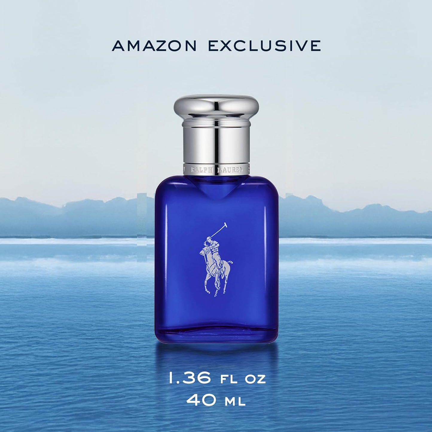 Hot RALPH LAUREN FRAGRANCES - Polo Blue - Eau de Toilette - Men's Cologne - Aquatic & Fresh - With Citrus, Sage, and Suede - Medium Intensity