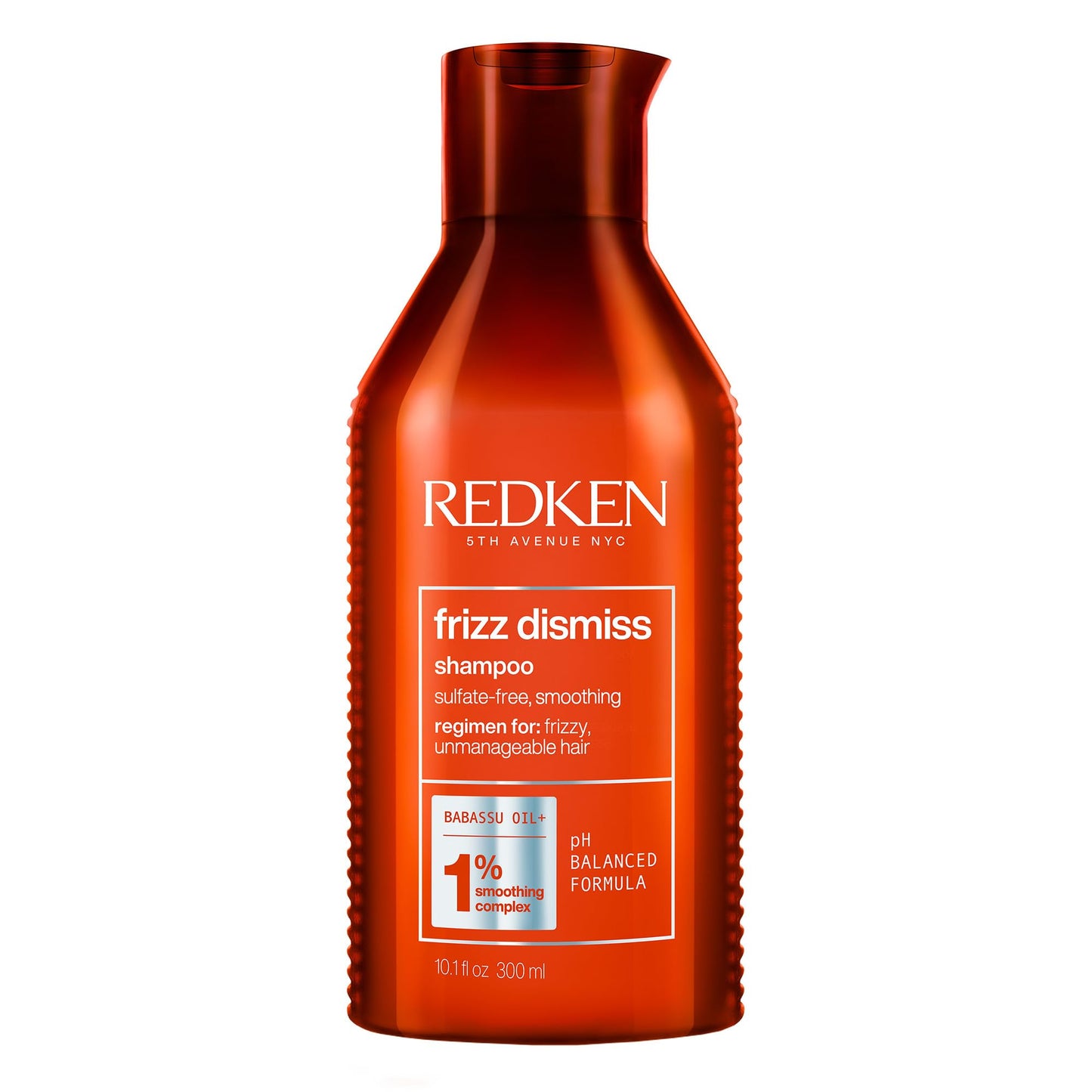 HotRedken Frizz Dismiss Shampoo For Frizzy Hair - Provides Smoothness & Shine, Weightless Frizz Control, Sulfate-Free