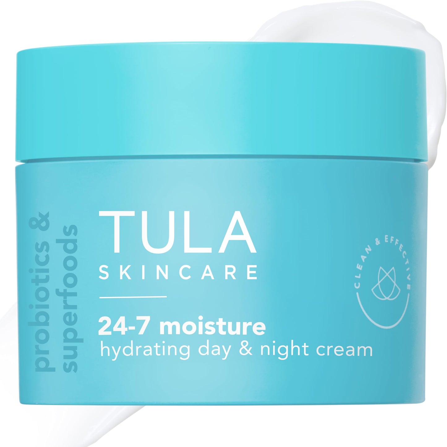 HotTULA Skincare 24-7 Hydrating Day & Night Cream, Anti-Aging Face Moisturizer for Dryness & Dullness with Prebiotic Extracts & Hyaluronic Acid