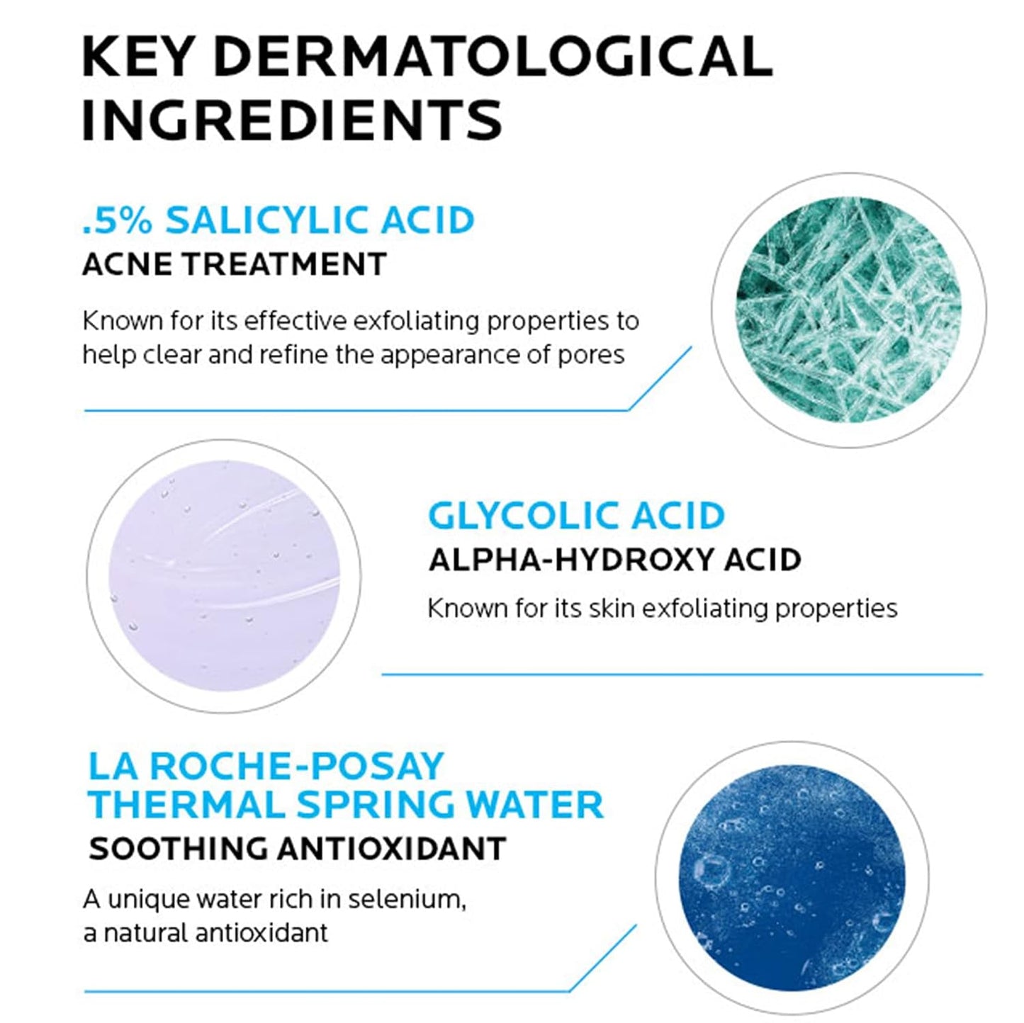 HotLa Roche-Posay Effaclar Clarifying Solution Acne Toner with Salicylic Acid and Glycolic Acid, Pore Refining Oily Skin Toner, Gentle Exfoliant to Unclog Pores and Remove Dead Skin Cells