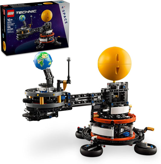 Hot LEGO Technic Planet Earth and Moon in Orbit Building Set, Outer Space Birthday Gift for 10 Year Olds, Solar System Toy for Imaginative, Independent Play, Room Décor for Boys & Girls, 42179
