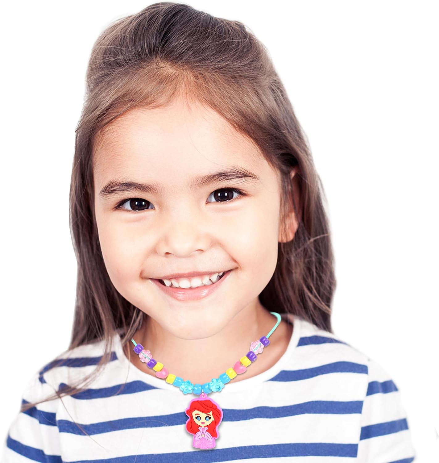 HotDisney Princess Necklace Activity Case – Jewelry Making Kit with Beads, Charms & Strings – Create Custom Princess Necklaces – Craft Gift for Girls Ages 3+ – Portable Storage Case Included | Craft Kit Includes Charms & Strings to Create 5 Custom Necklac