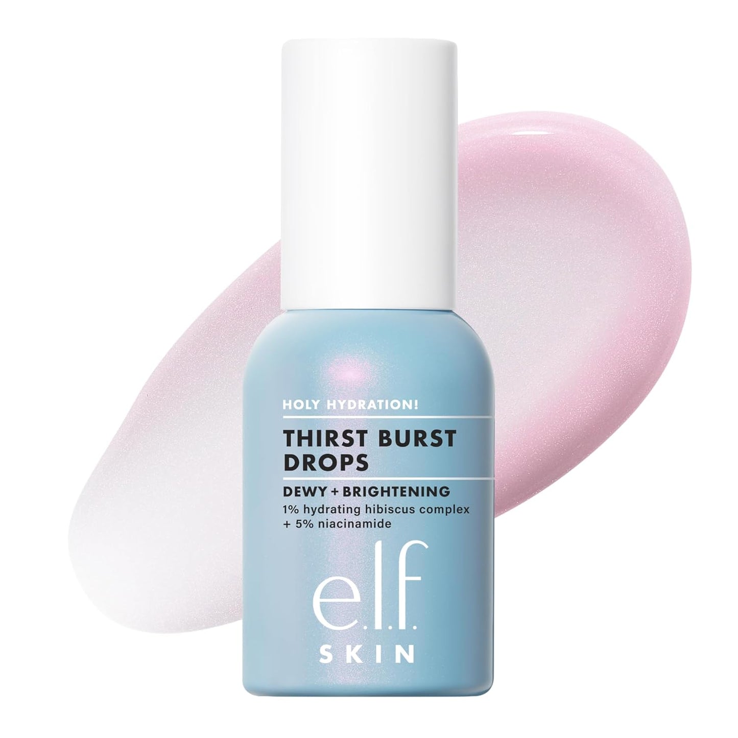 Hote.l.f. SKIN Holy Hydration! Thirst Burst Drops, Serum For A Radiant Complexion Instantly & Over Time, Made With Hyaluronic Acid, Vegan & Cruelty-Free