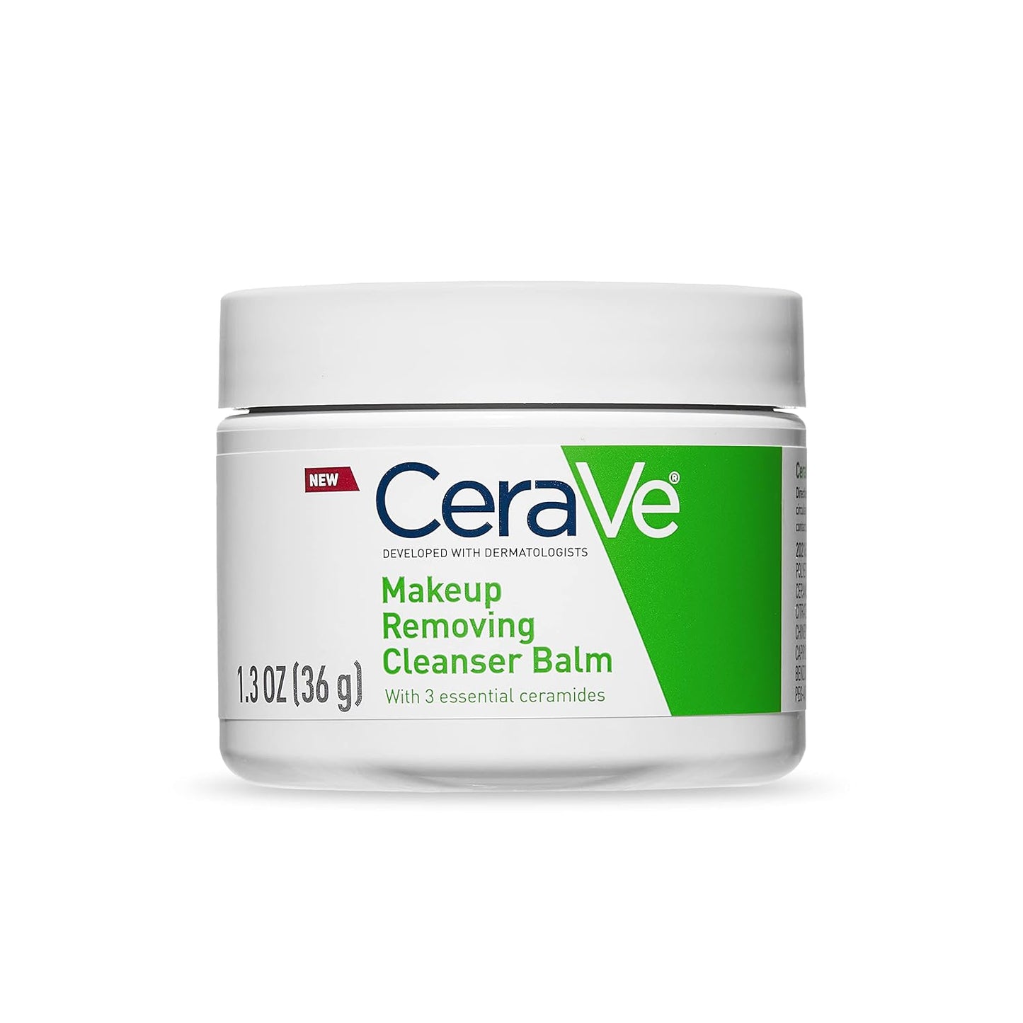 HotCeraVe Cleansing Balm Makeup Remover, Waterproof Makeup Remover With Ceramides & Plant-Based Jojoba Oil To Nourish & Hydrate, Non-Comedogenic & Fragrance Free, 1.3 Oz