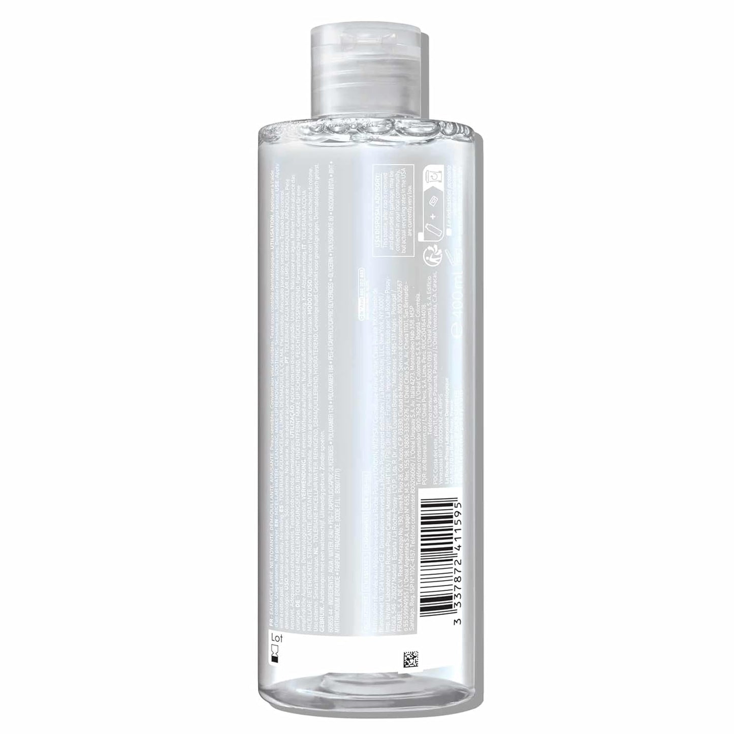 HotLa Roche-Posay Micellar Cleansing Water for Sensitive Skin, Micellar Water Makeup Remover, Cleanses and Hydrates Skin, Gentle Face Toner, Oil Free