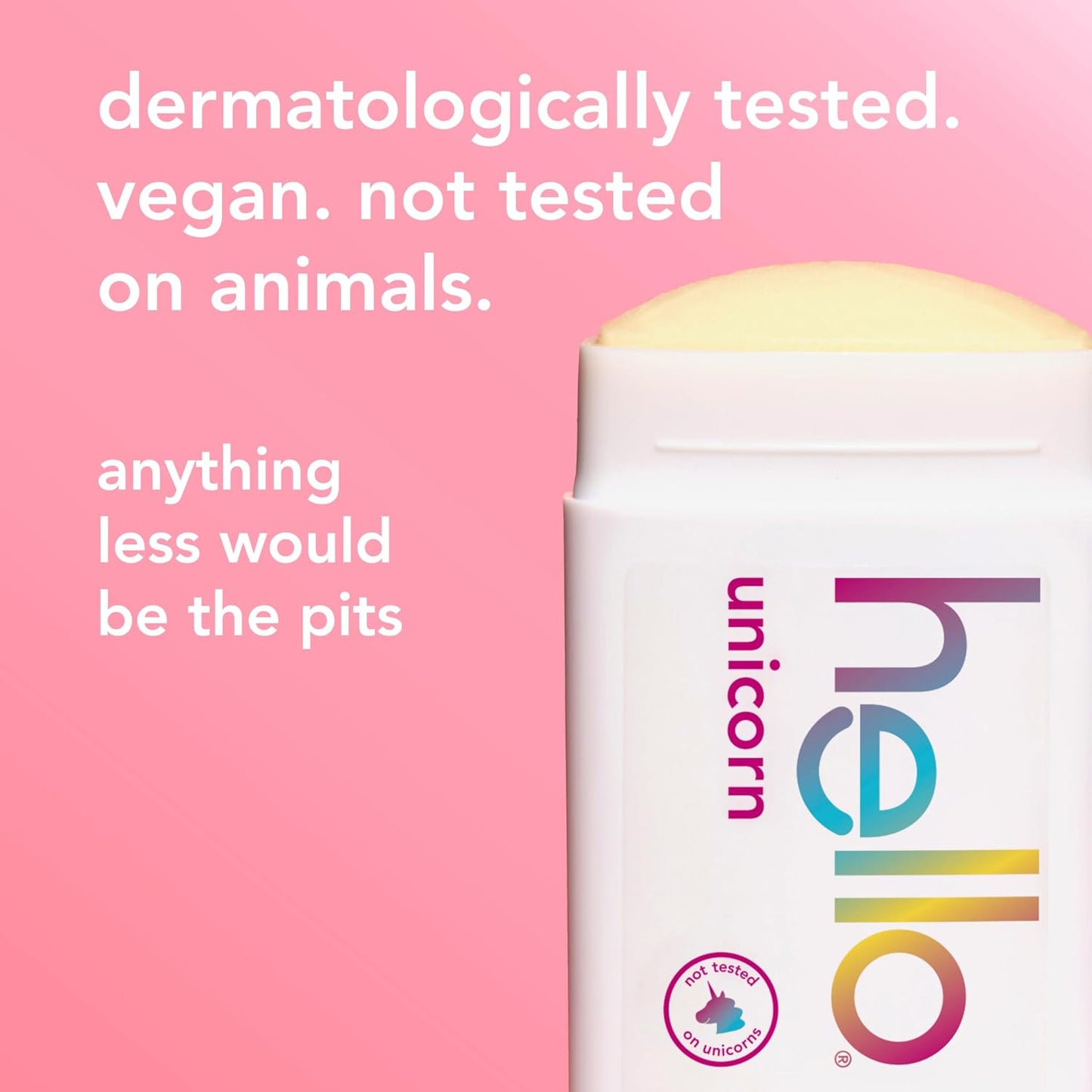 Hothello Unicorn Aluminum Free Deodorant for Women, Girls, Safe for Kids, Dermatologically tested, Natural Fragrance, 2 Pack