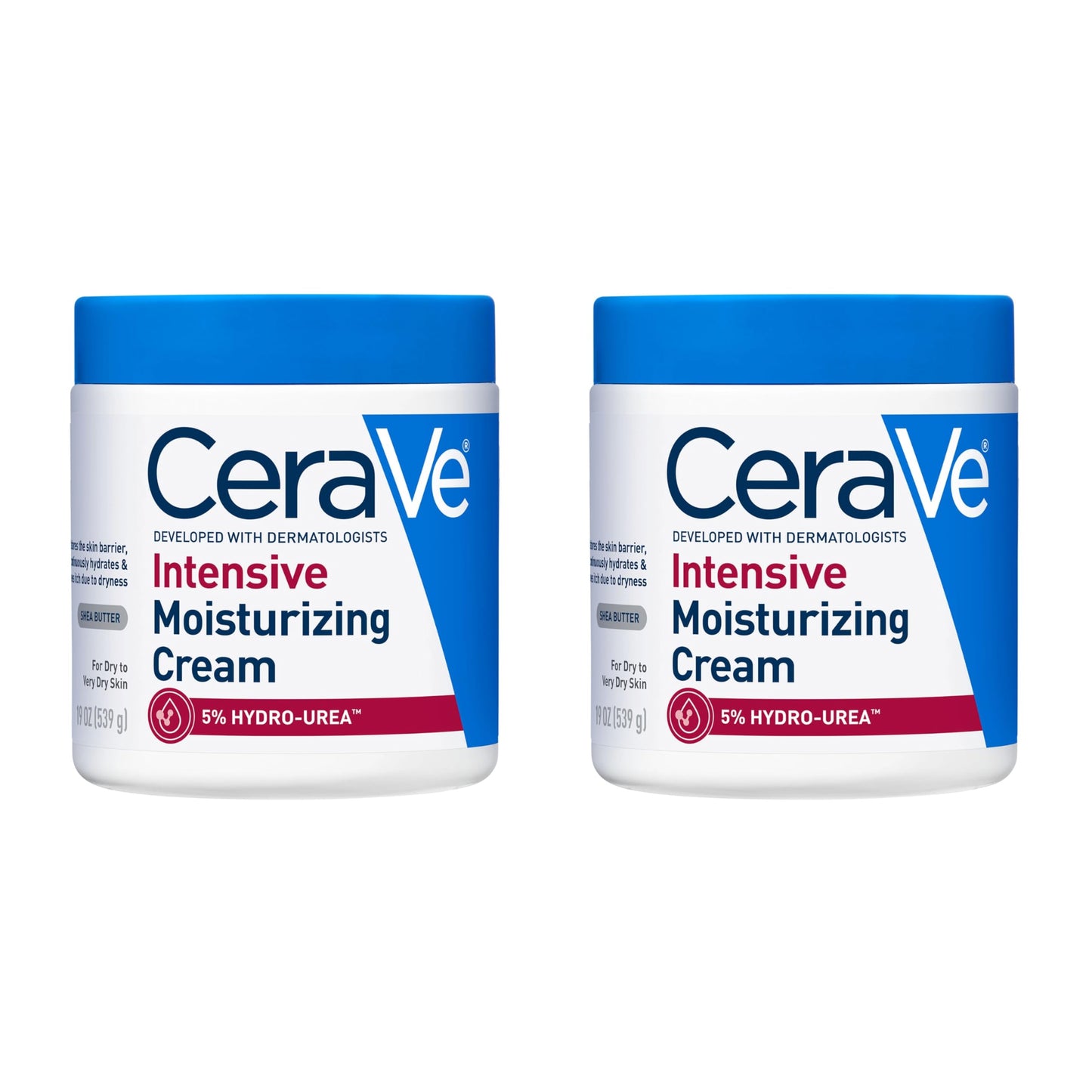 HotCeraVe Intensive Moisturizing Cream, Body Moisturizer With Shea Butter, 72H Hydration + Skin Barrier Repair, Fragrance-Free Body Lotion For Extremely Dry Skin, 19oz | Packaging May Vary