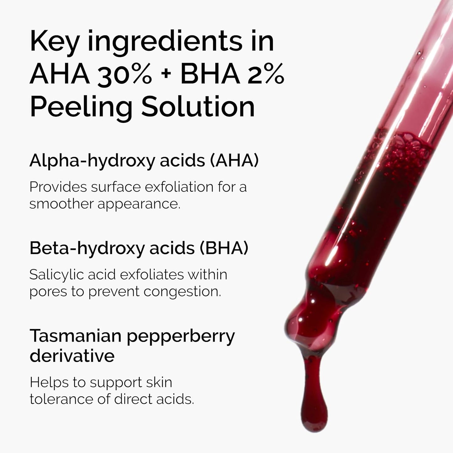 HotThe Ordinary AHA 30% + BHA 2% Peeling Solution, Advanced Exfoliating Peel for Brighter Skin