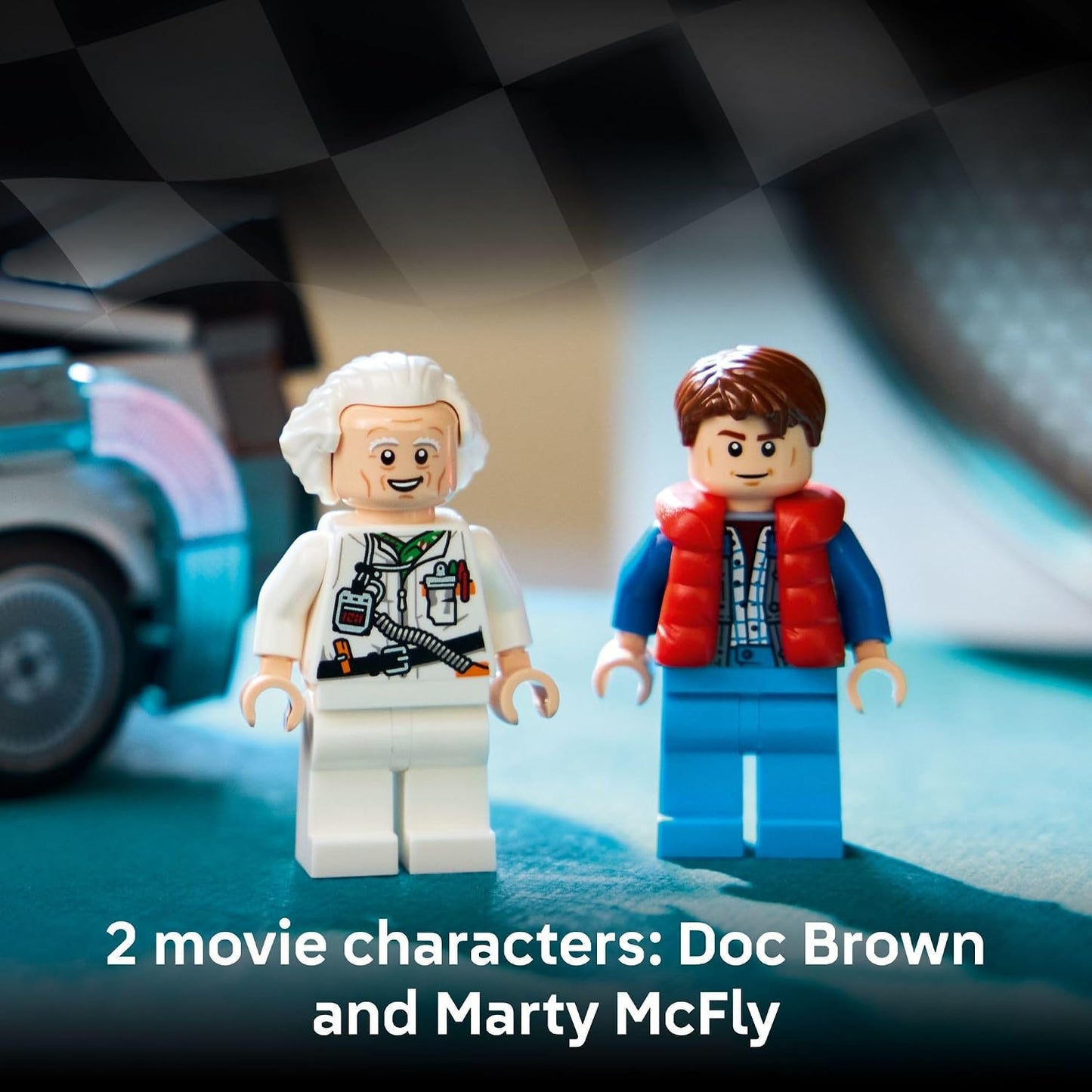 HotLEGO Speed Champions Time Machine from Back to The Future Building Toy for Kids - Pretend Play & Display Car Toy W/ 2 Build Modes for Boys & Girls, Ages 9+ - Gift for Birthdays - 77256