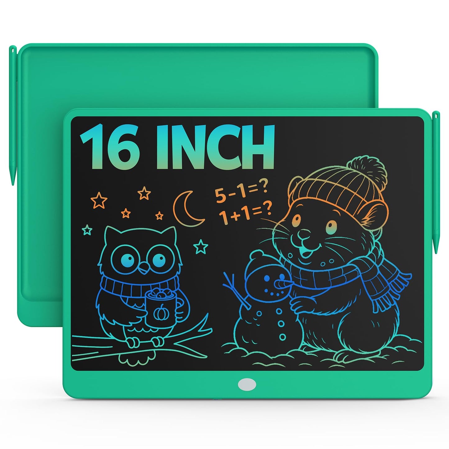 HotBravokids 10 Inch LCD Writing Tablet for 3-8 Year Olds - Electronic Drawing Pad and Doodle Board as Educational Birthday Gifts for Girls and Boys (Pink)