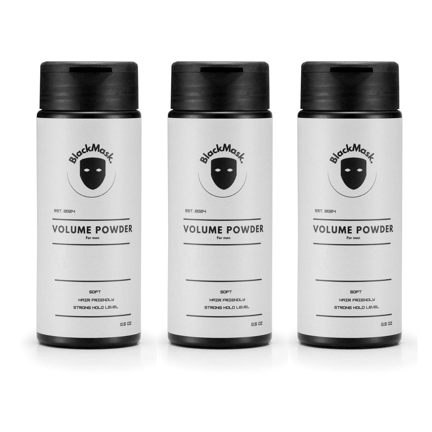 HotBlackMask Texture Powder for Men, Easy to Apply - Instantly Adds Texture & Volume, All-Natural Ingredients, Strong Hold, Hair Powder for Men (Pack of 1)