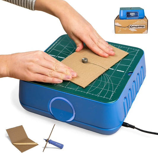 Hot ChompSaw | The Original Kid-Safe Power Tool for Cutting Cardboard | STEM + STEAM Educational Toy for Boys and Girls Ages 5+
