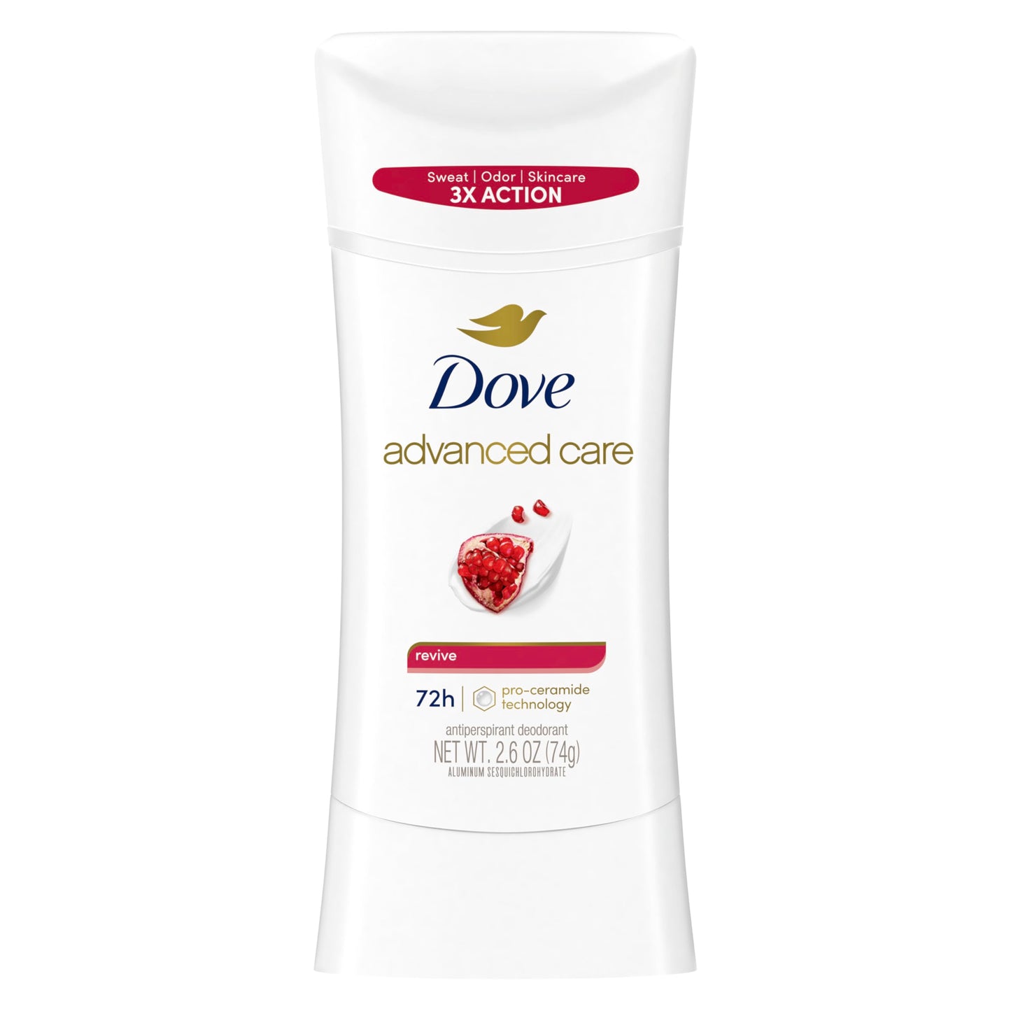 HotDove Advanced Care Antiperspirant Deodorant Stick Cool Essentials 4 ct for helping your skin barrier repair after shaving 72 hour odor control and sweat protection with Pro Ceramide Technology 2.6 oz
