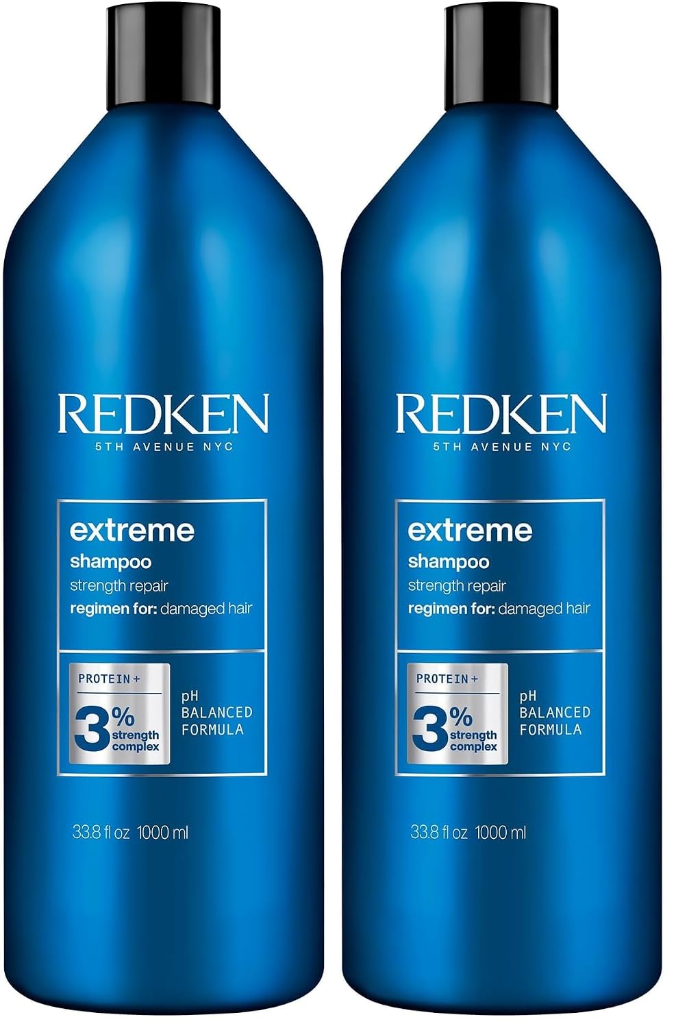 HotRedken Extreme Shampoo - Strengthen & Repair Damaged Hair, For Damaged Hair, Infused With Proteins