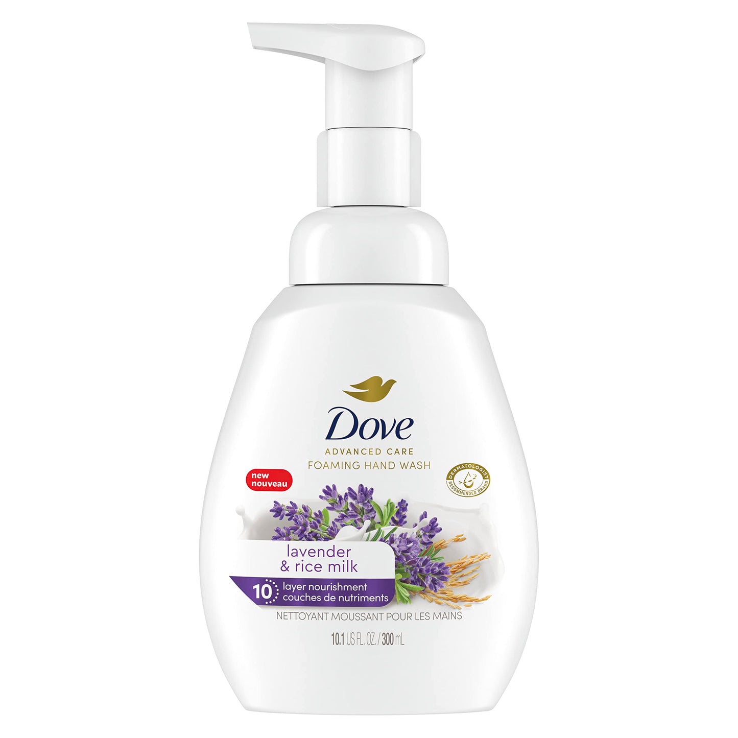 HotDove Advanced Care Hand Wash Deep Moisture 4 Count for Soft, Smooth Skin, More Moisturizers Than the Leading Ordinary Hand Soap, 12 oz