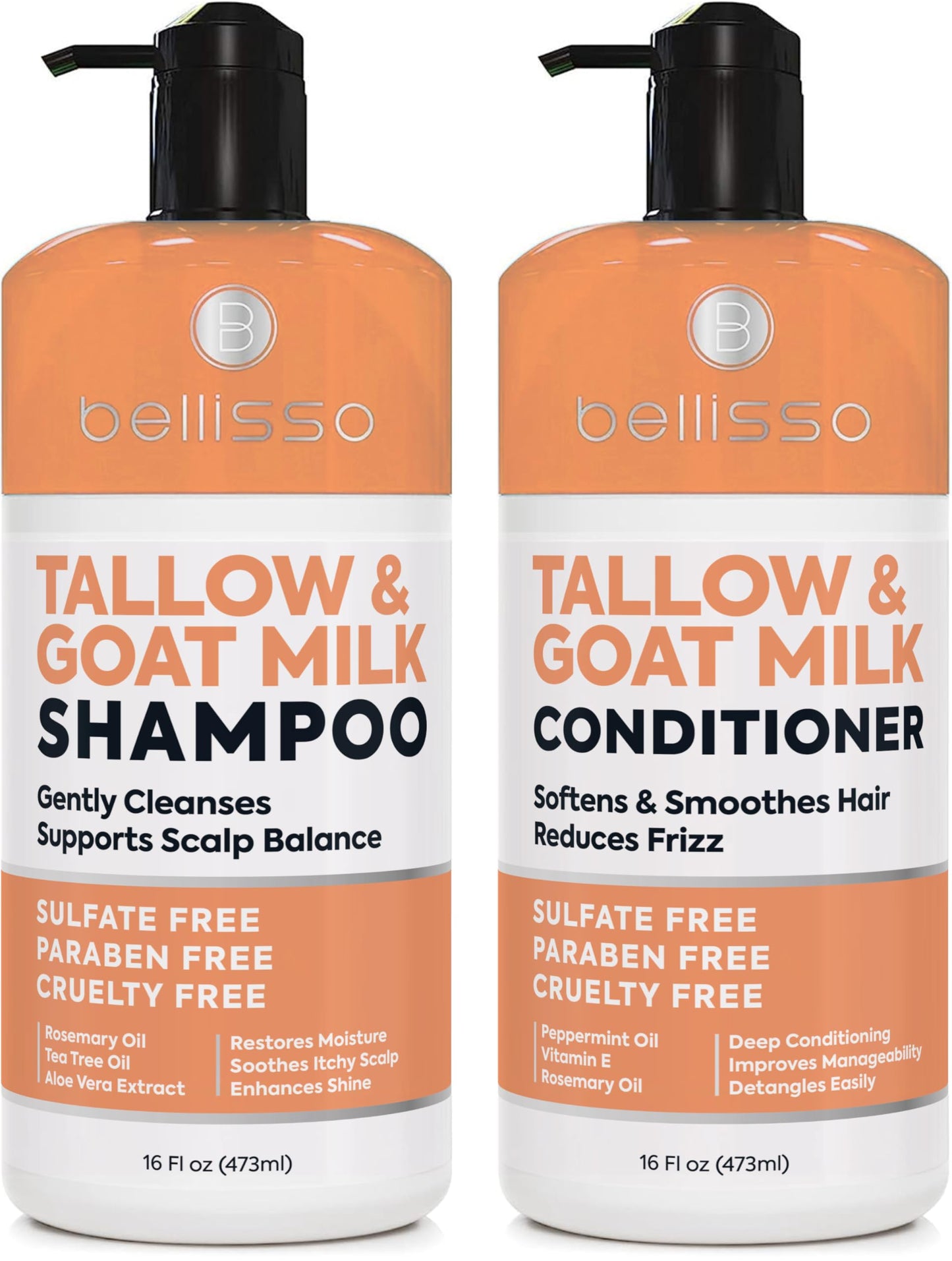 HotBiotin Shampoo and Conditioner Set - Sulfate and Paraben Free Treatment for Men and Women - Hair Thickening Volumizing Products to Help Boost Thinning Hair with Added Keratin