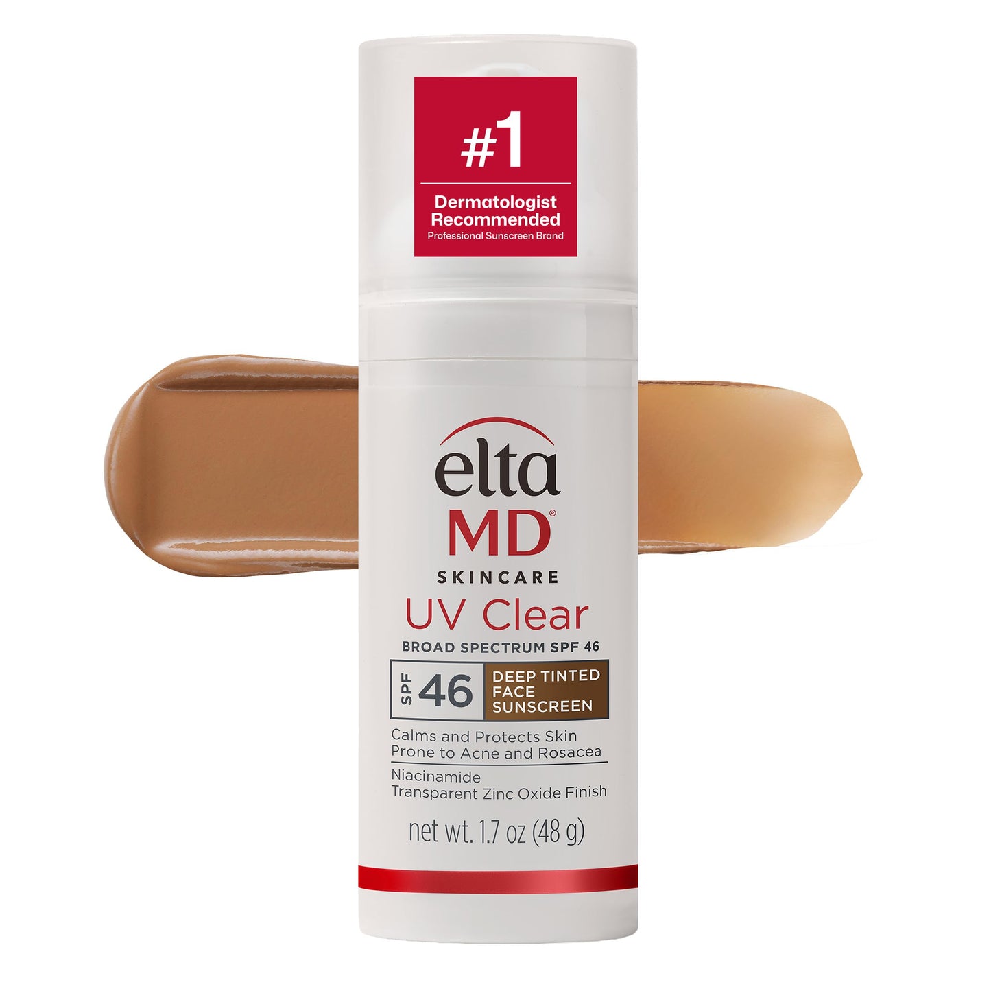 HotEltaMD UV Clear Face Sunscreen SPF, Oil-Free Sunscreen with Zinc Oxide, Dermatologist Recommended