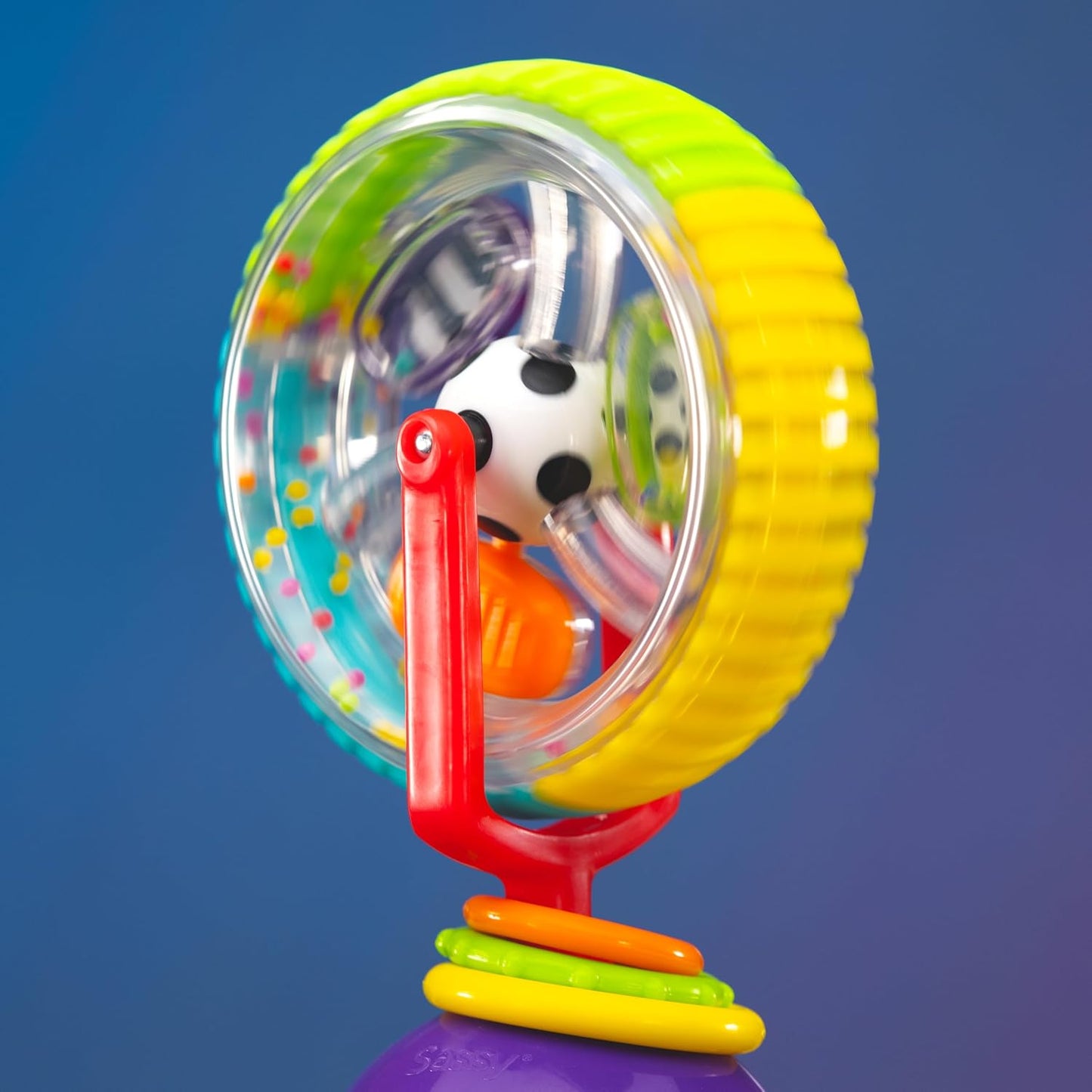 Hot Sassy Wonder Wheel Spinning High Chair Tray Toy, Age 6+ Months