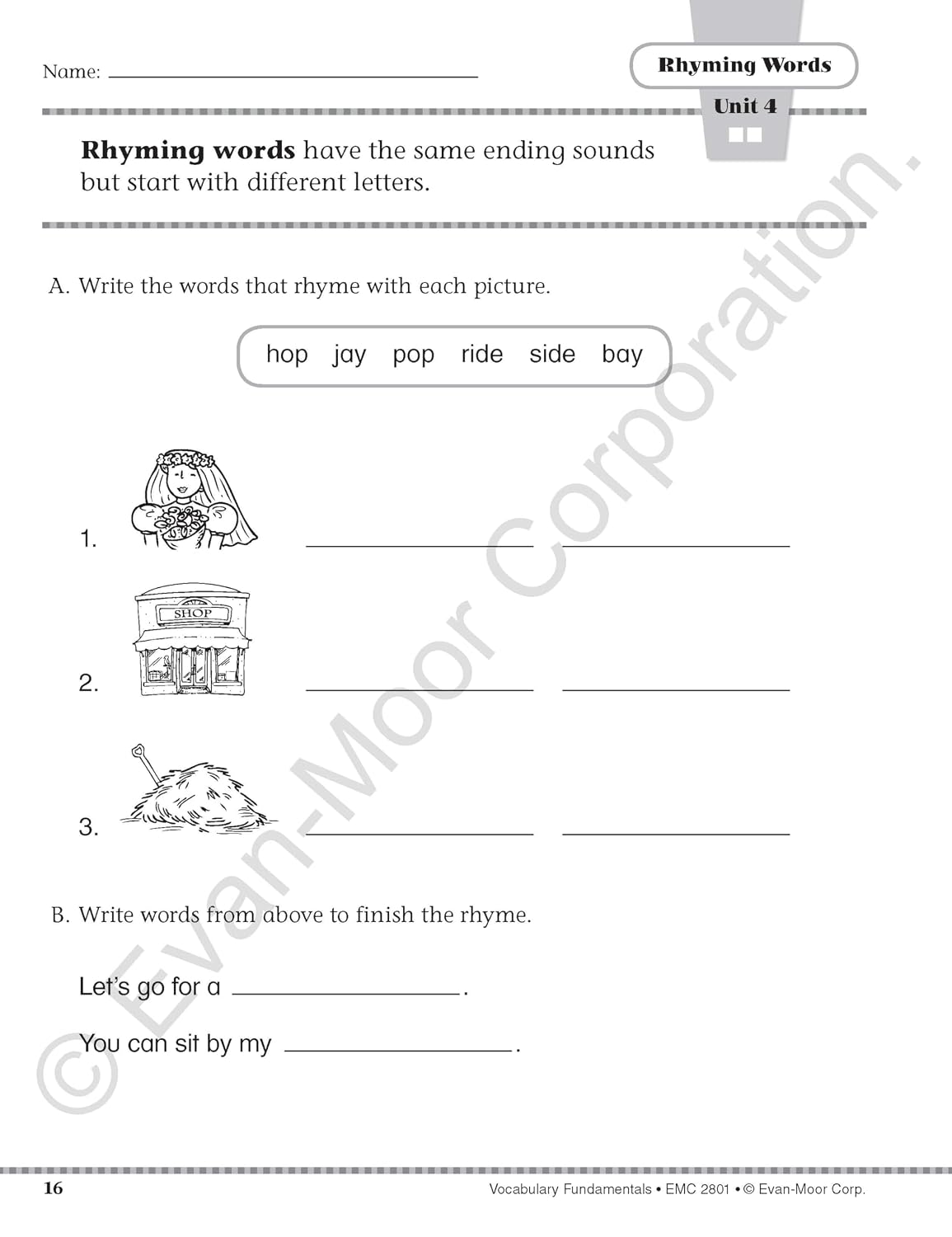 Hot Evan-Moor Vocabulary Fundamentals, Grade 1 Homeschool and Classroom Resource, Reproducible Worksheets, Compound Words, Synonyms, Antonyms, Homophones, Homographs, Prefixes, Word Skills, Practice, Play