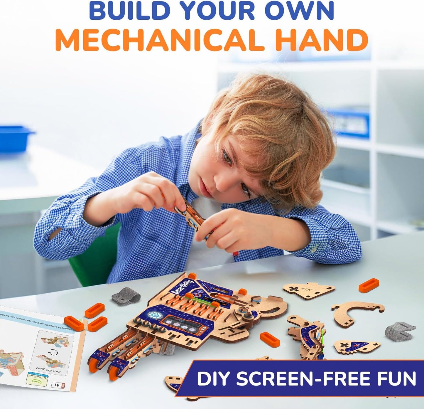 Hot Smartivity DIY Robotic Mechanical Hand STEM Toy for Kids 8-14 Years Old | Parents Choice Award Winner I Birthday Gift for Kids | Engineering Kit for 8, 9, 10, 11, 12, 13, 14 Years Old Boys & Girls