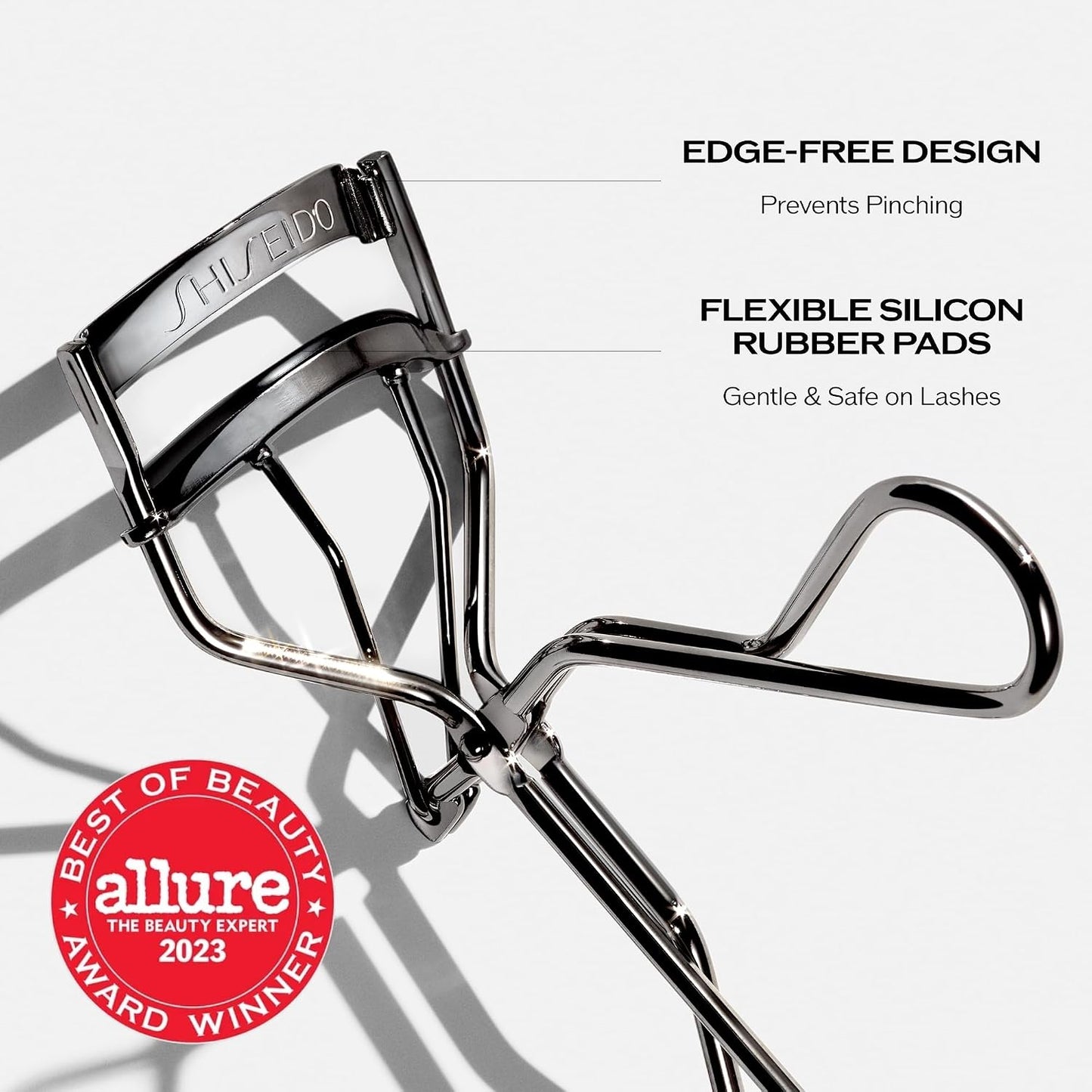 HotShiseido Eyelash Curler - Crimps & Curls Lashes for Perfect, Eye-Framing Fringe - Gentle & Safe - Includes Replacement Pad