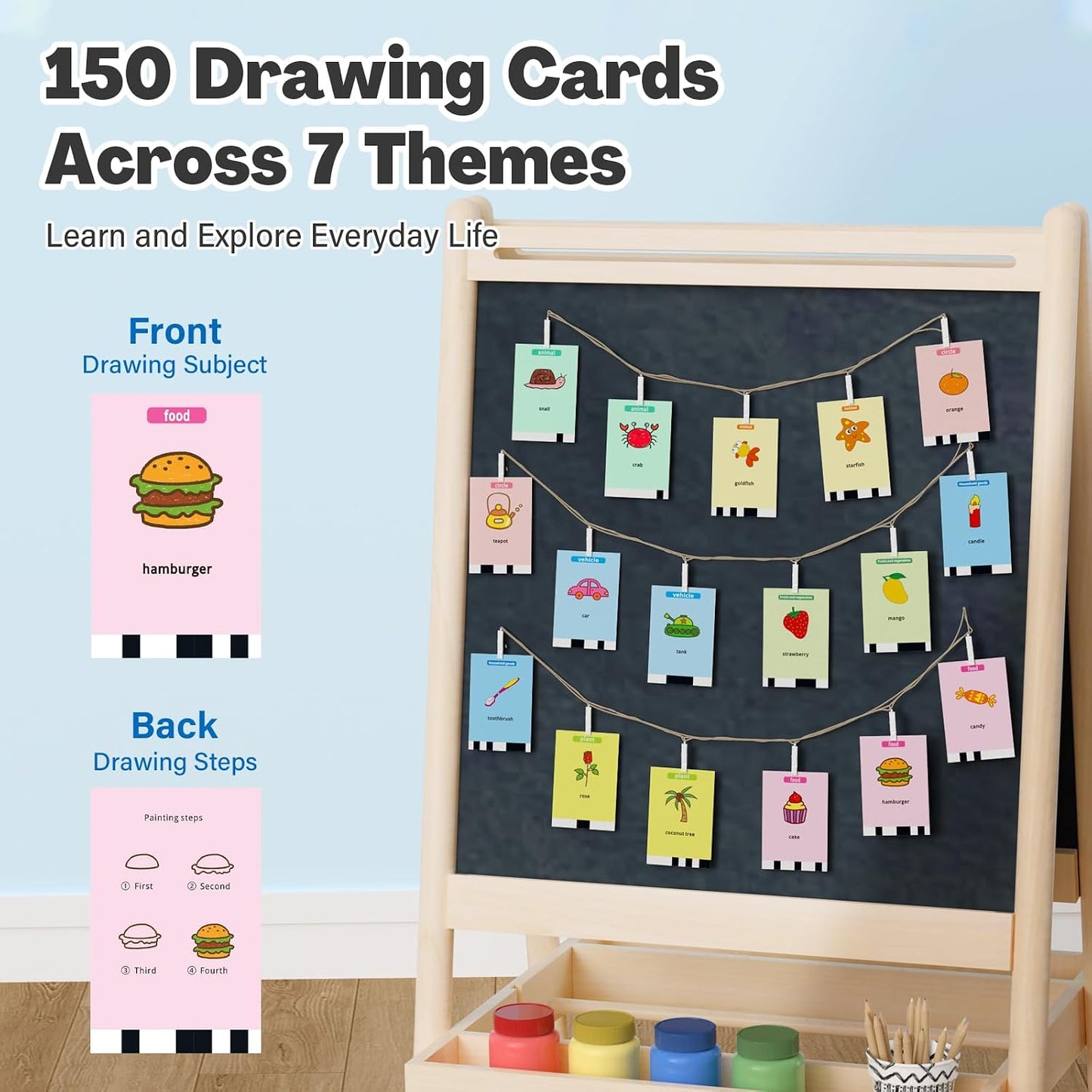 Hot RIVGOT Drawing Robot for Kids with 150 Cards, Voice Interactive Educational Drawing Machine, Montessori Painting Learning Toys for 3 4 5 6 7 8 Year Old Boys Girls Birthday Party