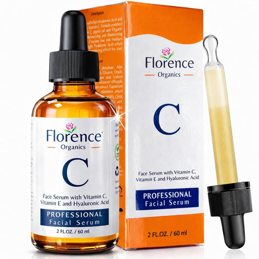 HotVitamin C Serum For Face – Anti Aging Face Serum with Vitamin C, Hyaluronic Acid, Vitamin E. Brightening Formula. Improve Appearance of Dark Spots, Tone, Fine Lines & Wrinkles, Glowing Skin 2 Fl Oz