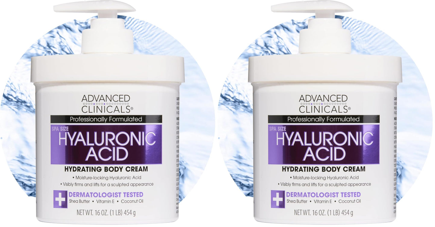 HotAdvanced Clinicals Retinol Body Lotion & Face Moisturizer | Visible Anti Aging Skin Care Retinol Body Cream For Women & Men Targets Look Of Fine Lines, Wrinkles, & Crepe Looking Dry Skin, 16 Ounce