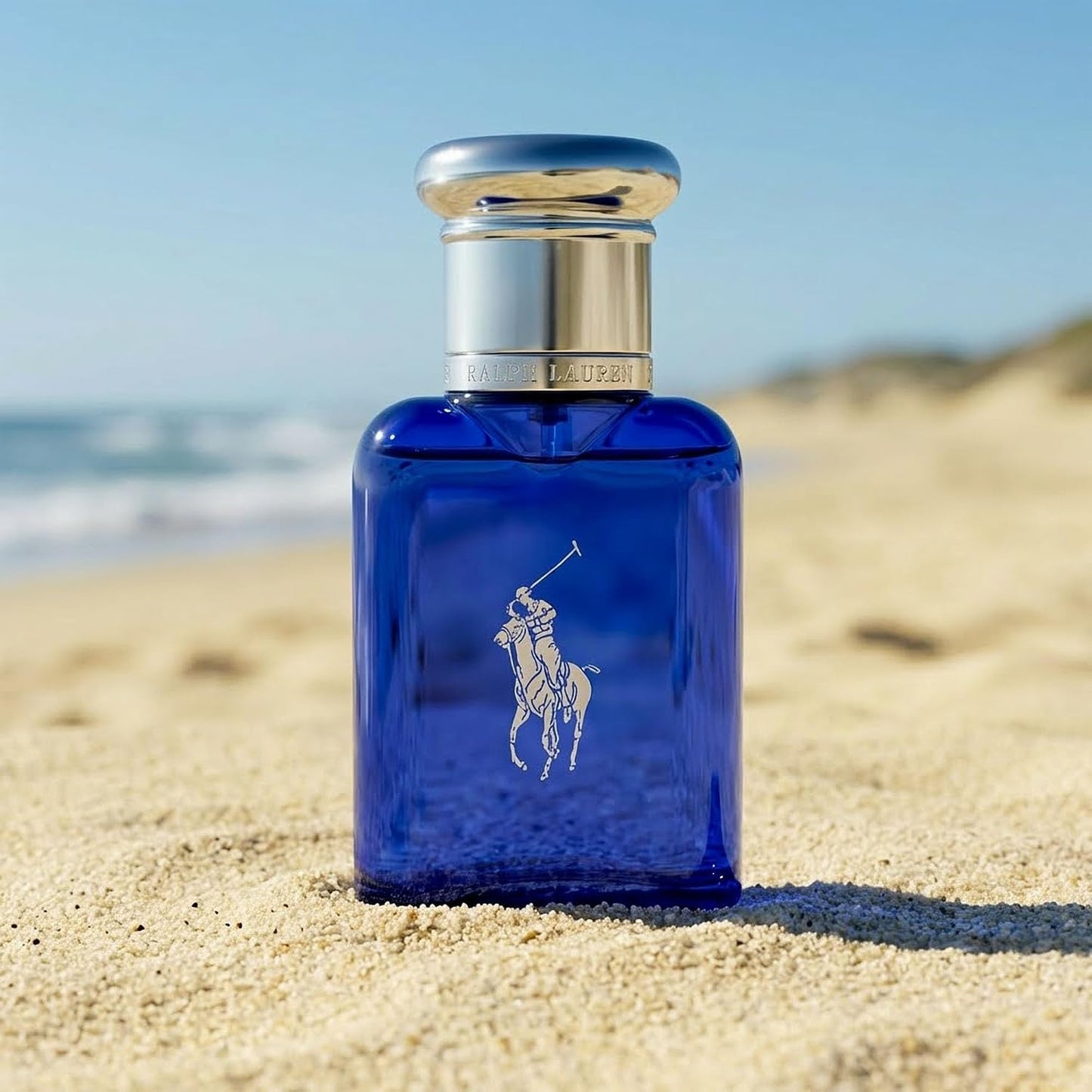Hot RALPH LAUREN FRAGRANCES - Polo Blue - Eau de Toilette - Men's Cologne - Aquatic & Fresh - With Citrus, Sage, and Suede - Medium Intensity