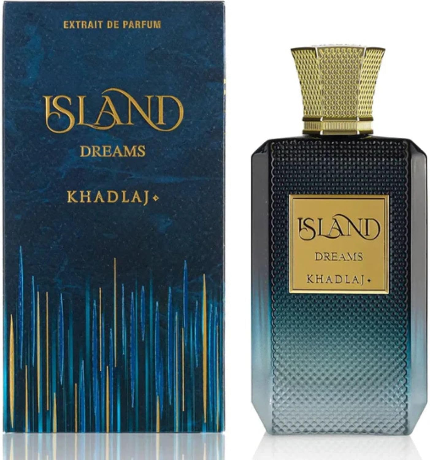 Hot Khadlaj Island Dreams – Fruity, Floral, Woody, Musky – Extrait de Parfum Long-Lasting Fragrance for Unisex, 3.4 Ounce
