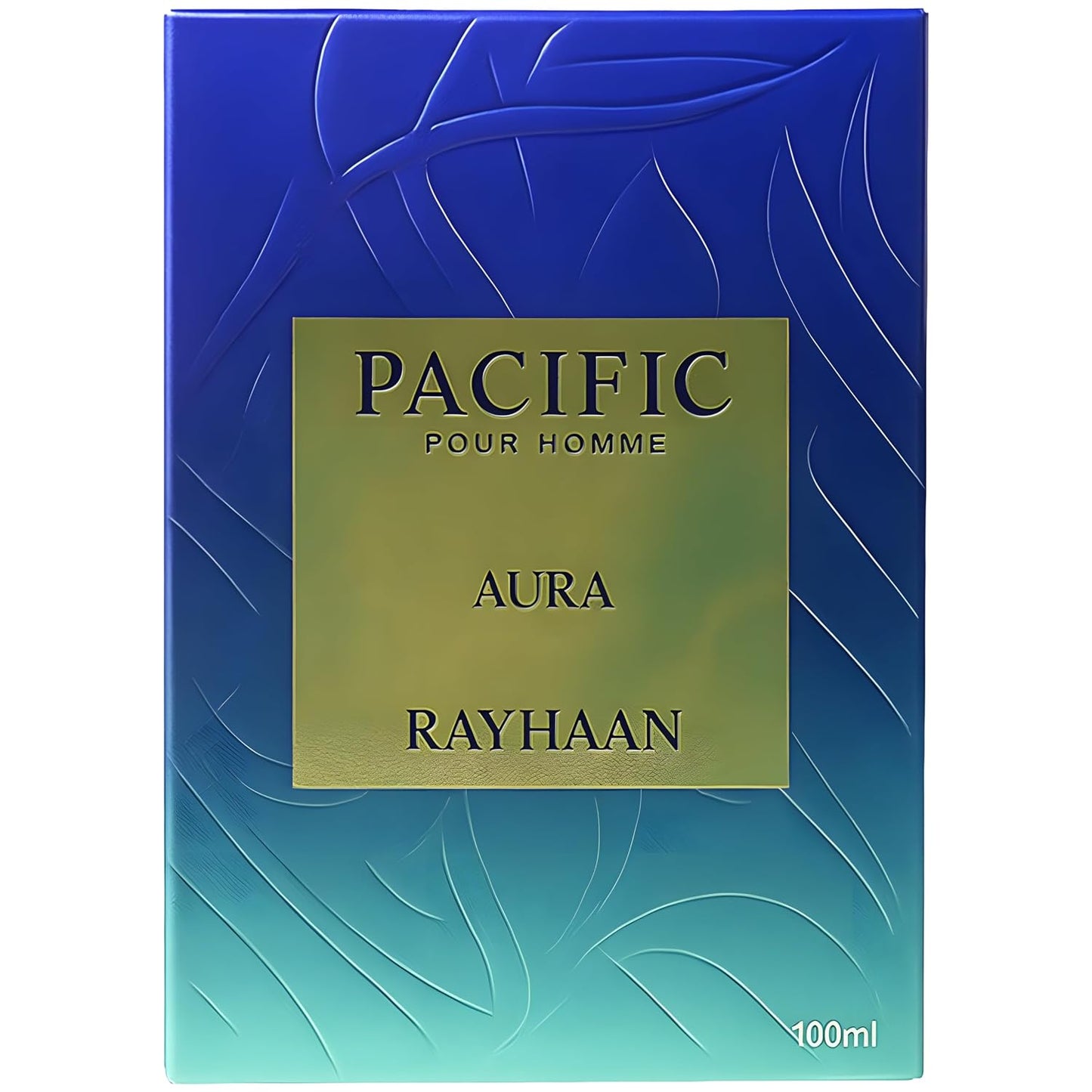 Hot Rayhaan Pacific Aura - Citrus, Aromatic, Mint, Amber, Fresh - Eau de Parfum Spray for Men, 3.4 Ounce / 100 ml