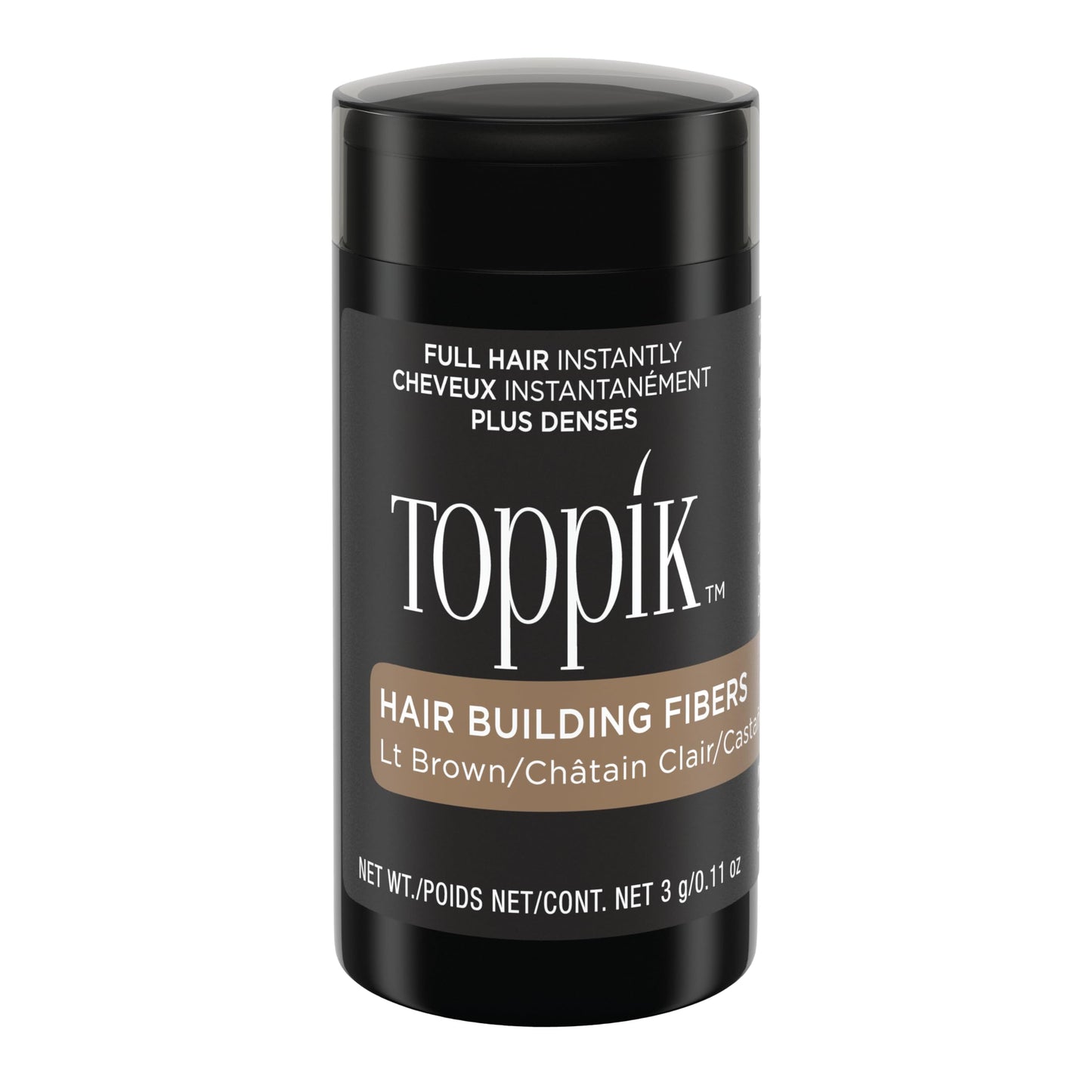 HotToppik Hair Building Fibers, Fill In Fine or Thinning Hair Instantly Thicker, Fuller Looking Hair 9 Shades,4 size options