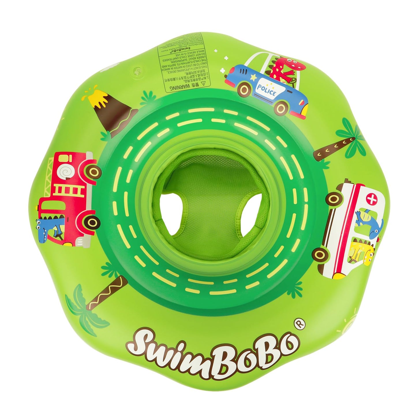 HotInflatable Baby Swimming Float with Safety Seat Fun Swimming Pool Toys for Age 6-36 Months Toddler