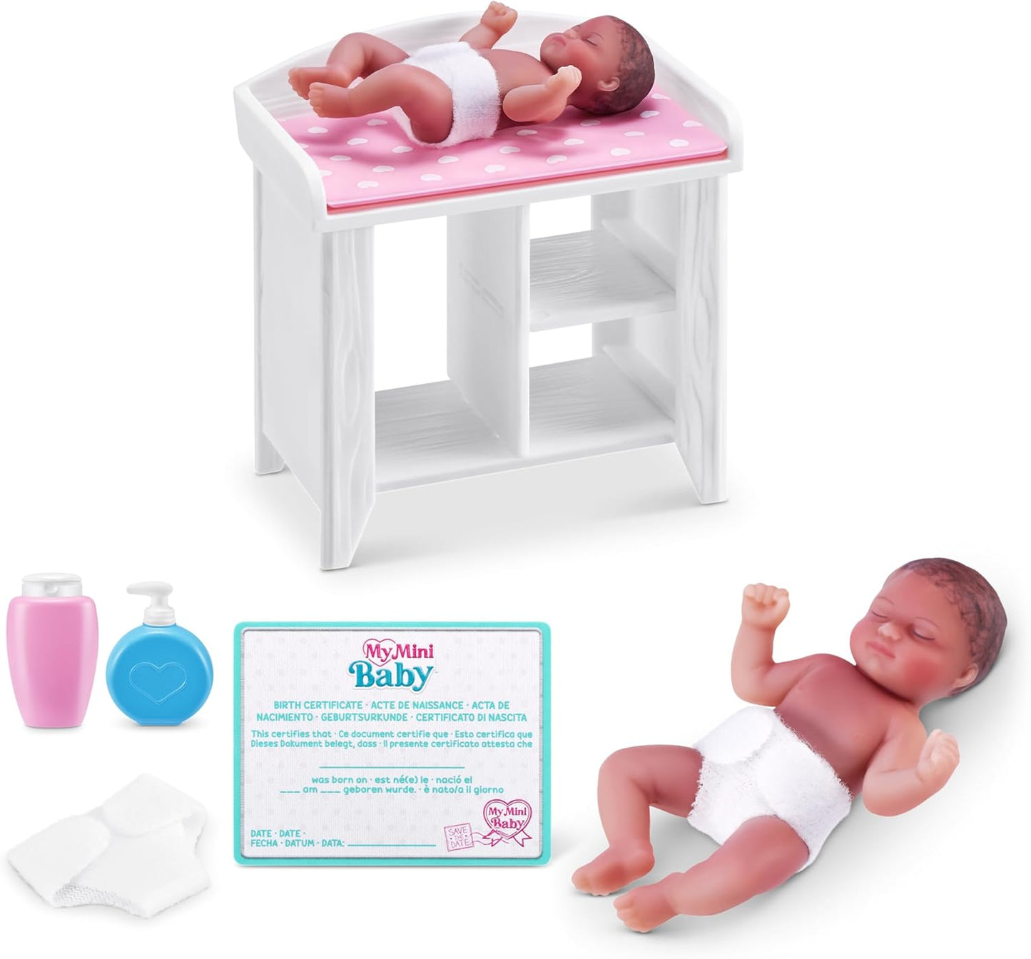 Hot 5 Surprise My Mini Baby Series 1 by ZURU, Collectible Mystery Capsule, Toy for Girls, Realistic Miniature Baby, Playset and Accessories