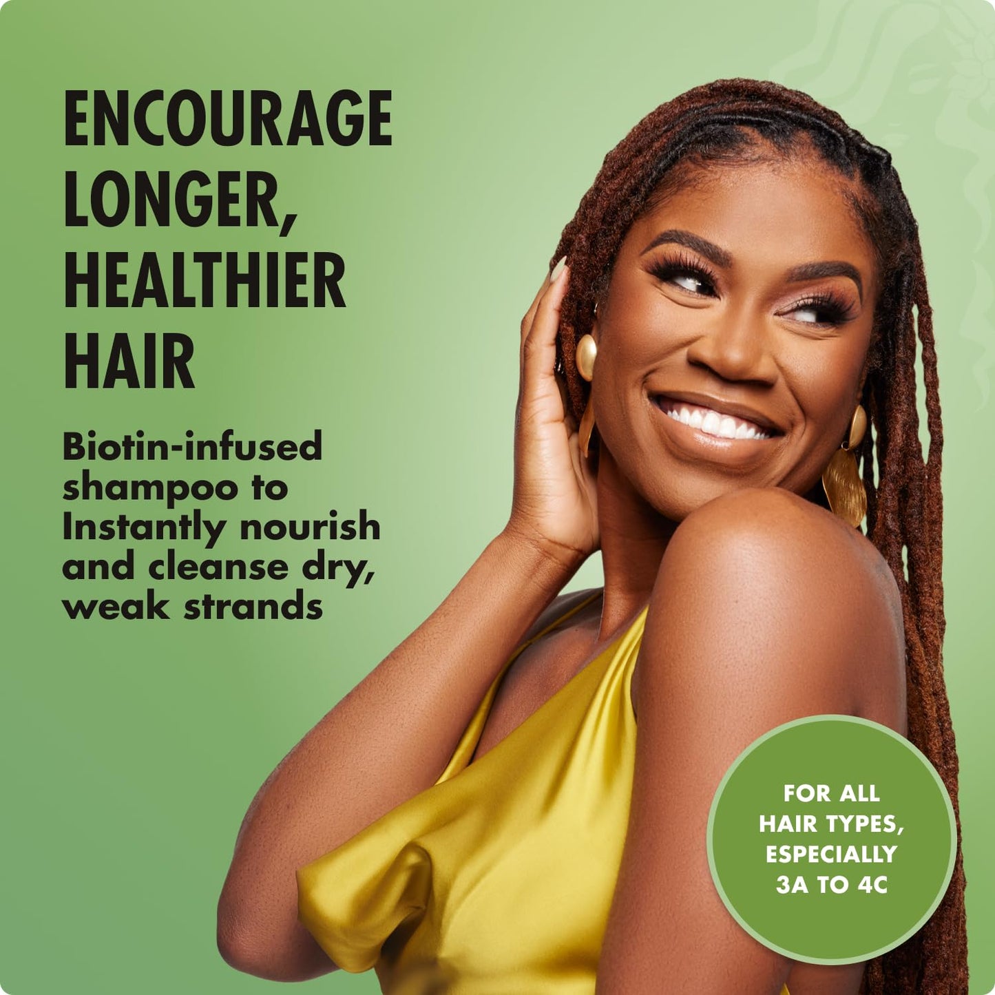 HotMielle Organics Rosemary Mint Hair Strengthening Biotin Shampoo - Moisturizing Hair Shampoo for Women and Men to Gently Cleanse, Repair & Protect Strands (20 oz)