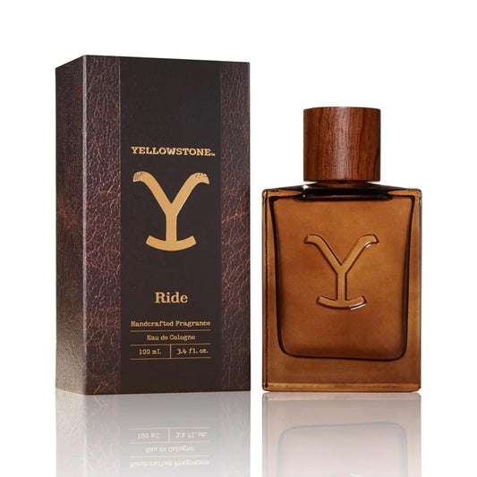 Hot Tru Western Yellowstone Ride Men’s Handcrafted Cologne Spray for Men, Raw Bergamot, Smoked Whiskey, Charred Vanilla & Rough‑Cut Tobacco, 3.4 fl oz (100 ml)