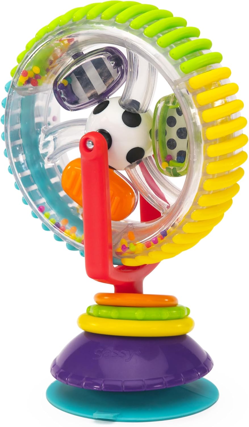 Hot Sassy Wonder Wheel Spinning High Chair Tray Toy, Age 6+ Months