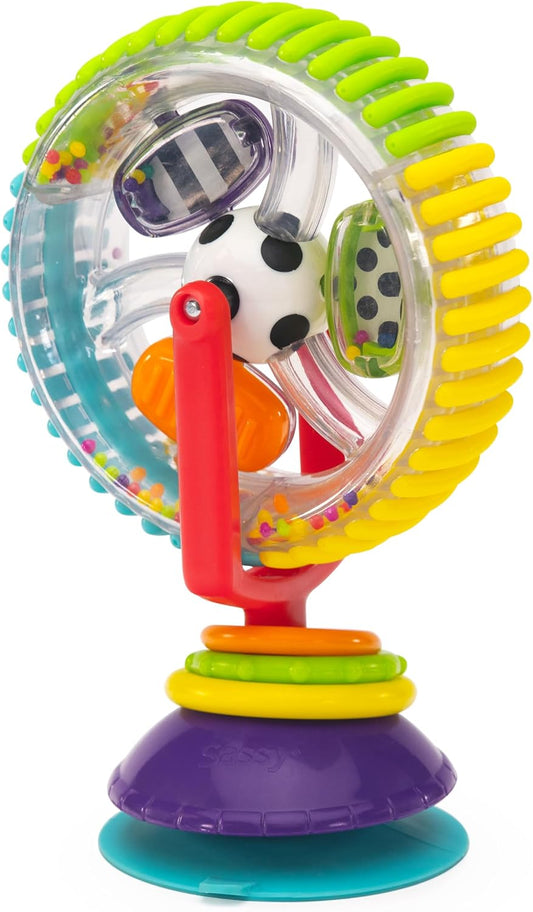 Hot Sassy Wonder Wheel Spinning High Chair Tray Toy, Age 6+ Months