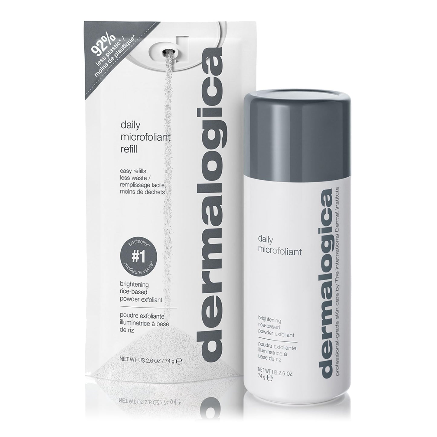HotDermalogica Daily Microfoliant, Face Exfoliator Scrub Powder with Salicylic Acid and Papaya Enzyme, Achieve Brighter, Smoother Skin Daily