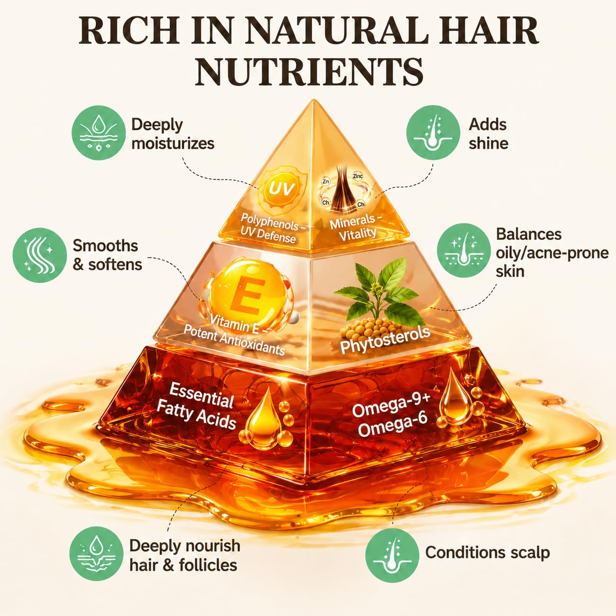 HotWEEMOTD 100% Raw Batana Oil for Hair, Unrefined Conditioning Scalp Oil from Honduras, Moisturizing Hair Mask, Adds Shine & Softness for Men & Women (4.06 Fl Oz, Bright Coffee)