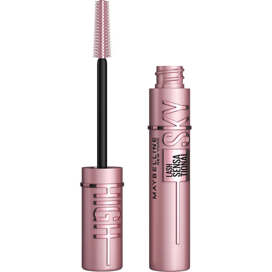 HotMaybelline Lash Sensational Sky High Washable Mascara Makeup, Volumizing, Lengthening, Defining, Curling, Multiplying, Buildable Formula, True Brown, 1 Count