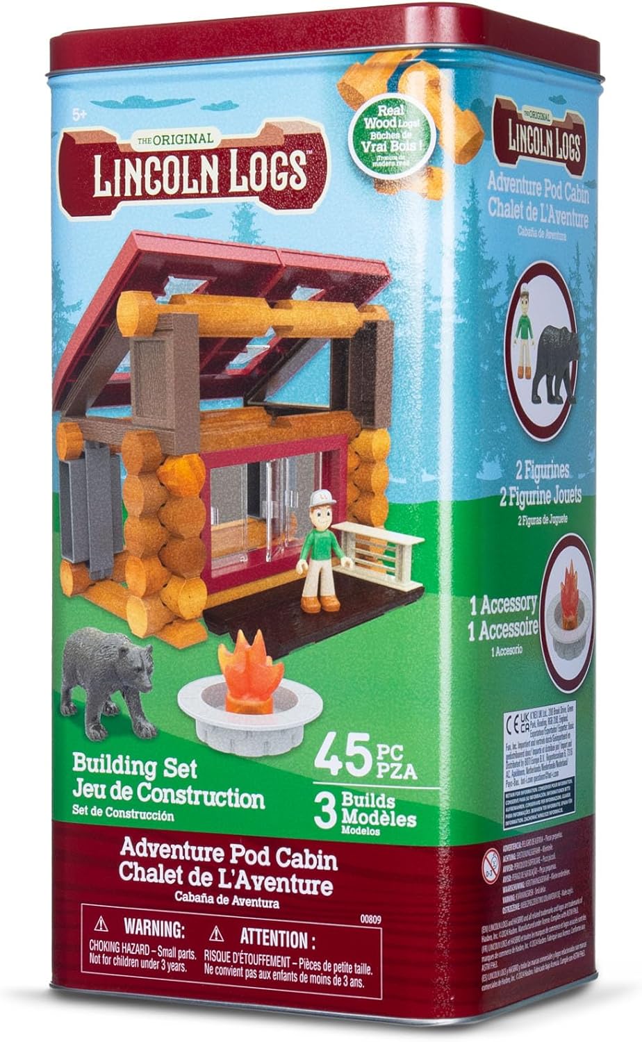 Hot Lincoln Logs Adventure Pod Cabin