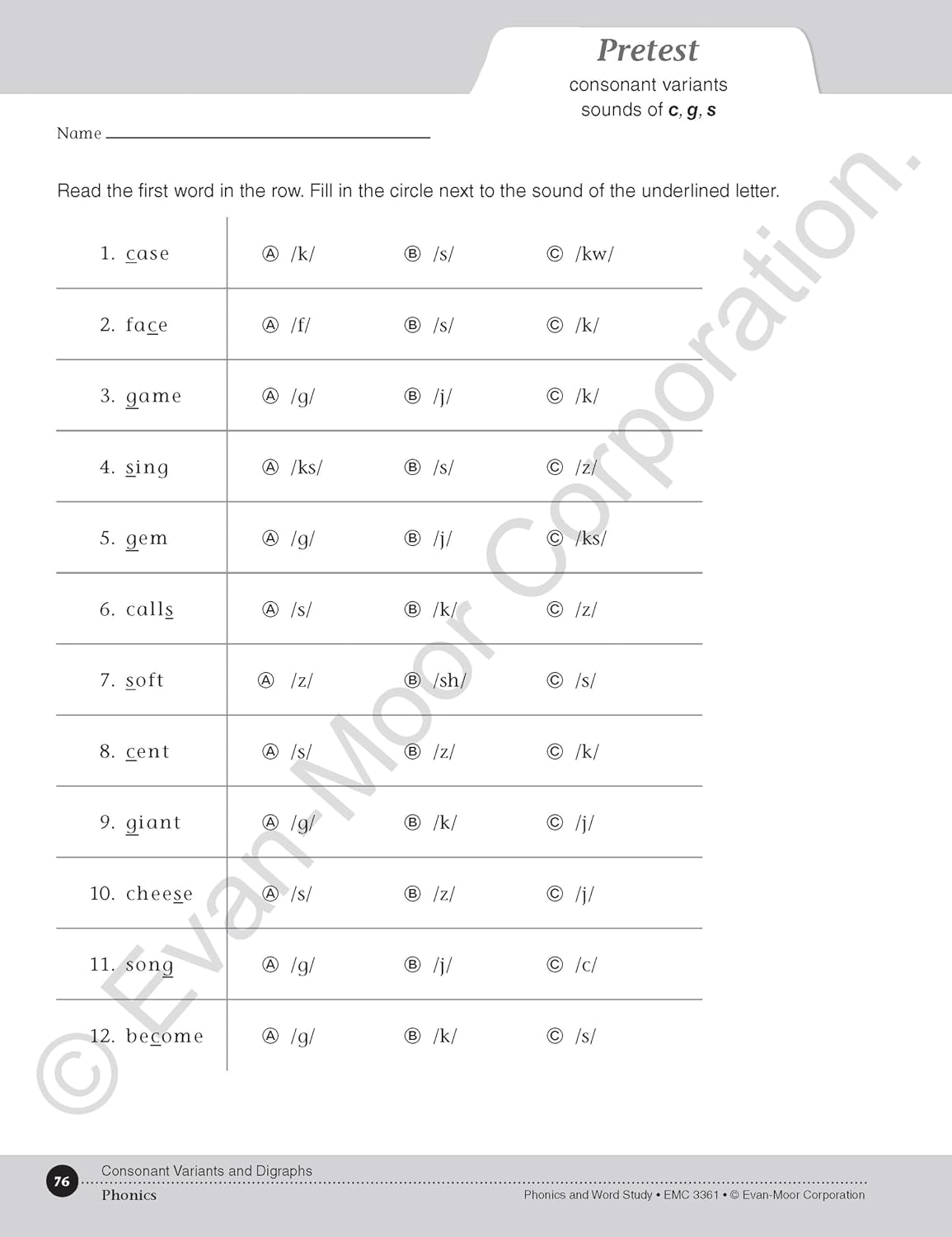 Hot Evan-Moor Phonics and Word Study for Struggling Readers