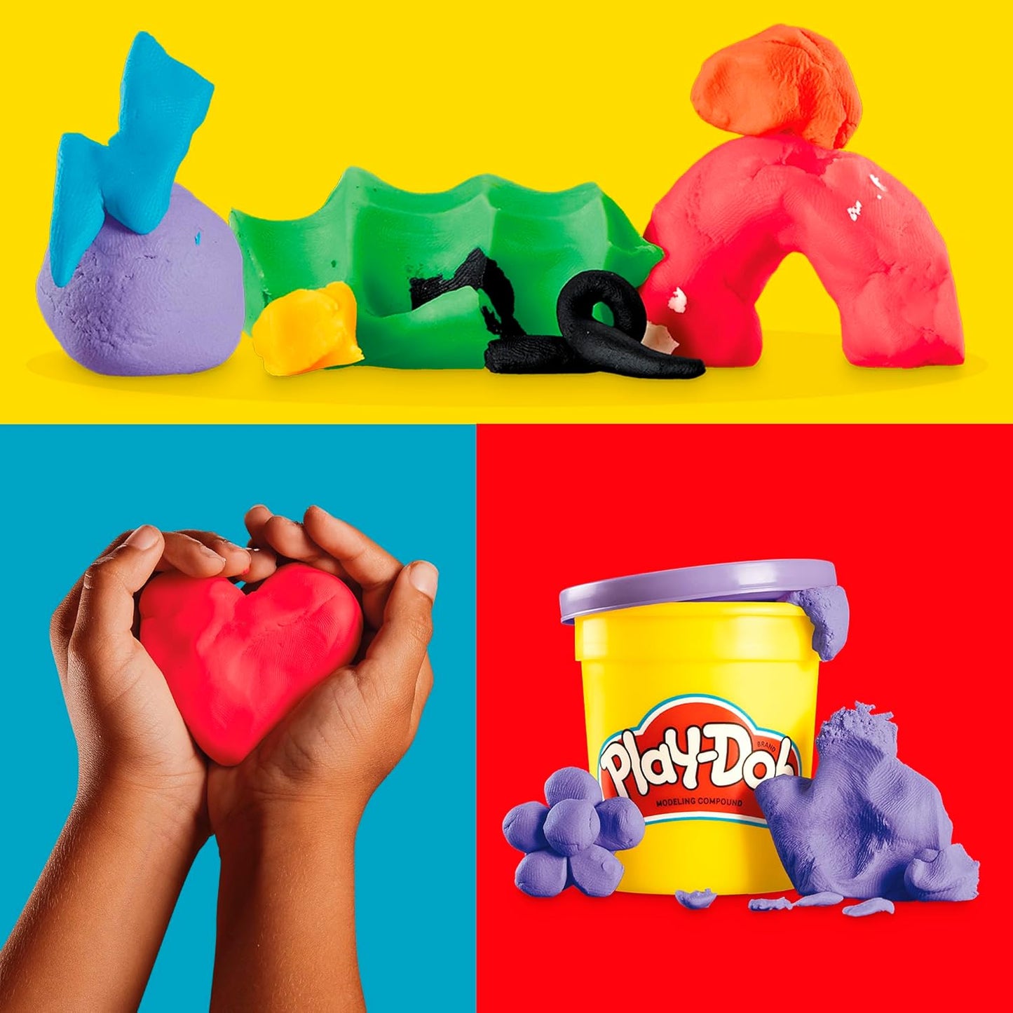 HotPlay-Doh Bulk Pack of 48 Cans, 6 Sets of 8 Modeling Compound Colors, 3oz, Back to School Gifts & Prizes for Students & Classroom, Preschool Toys for Kids, Ages 2+ (Amazon Exclusive)