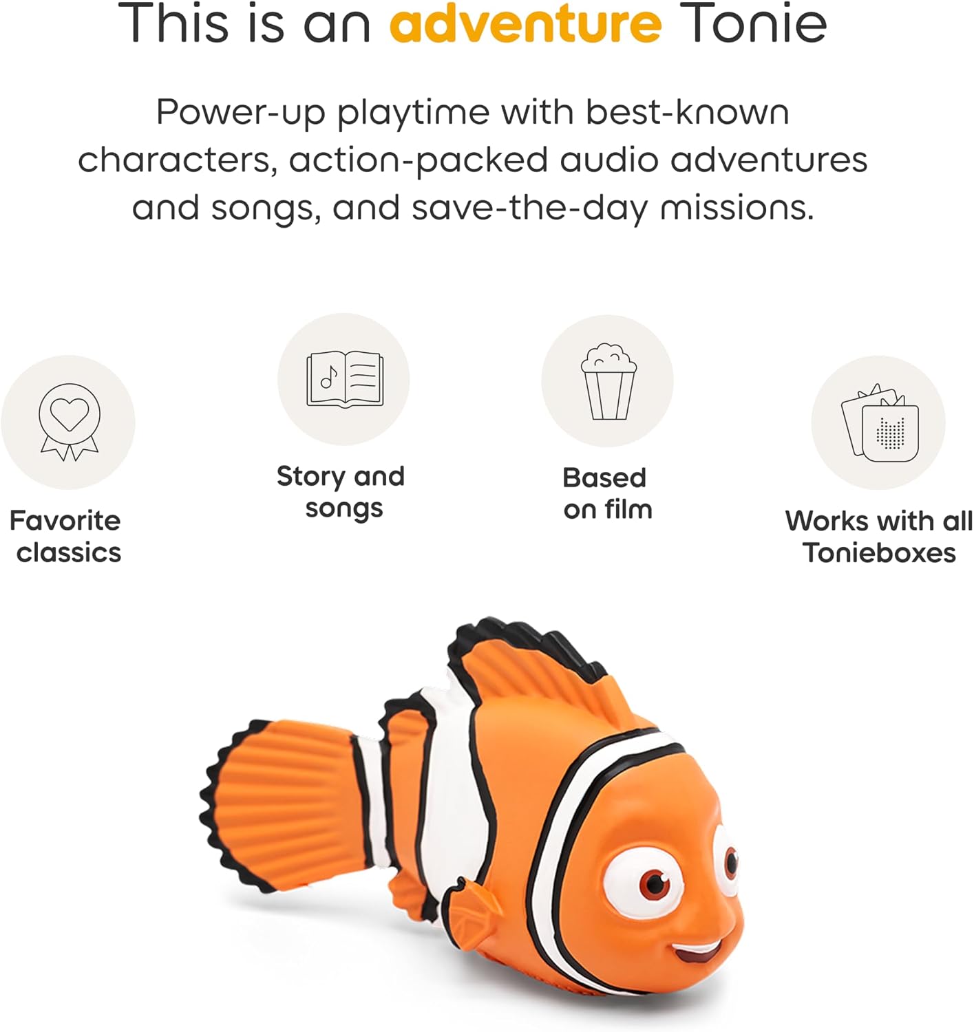 Hot Tonies Nemo Audio Toy Figurine from Disney and Pixar's Finding Nemo