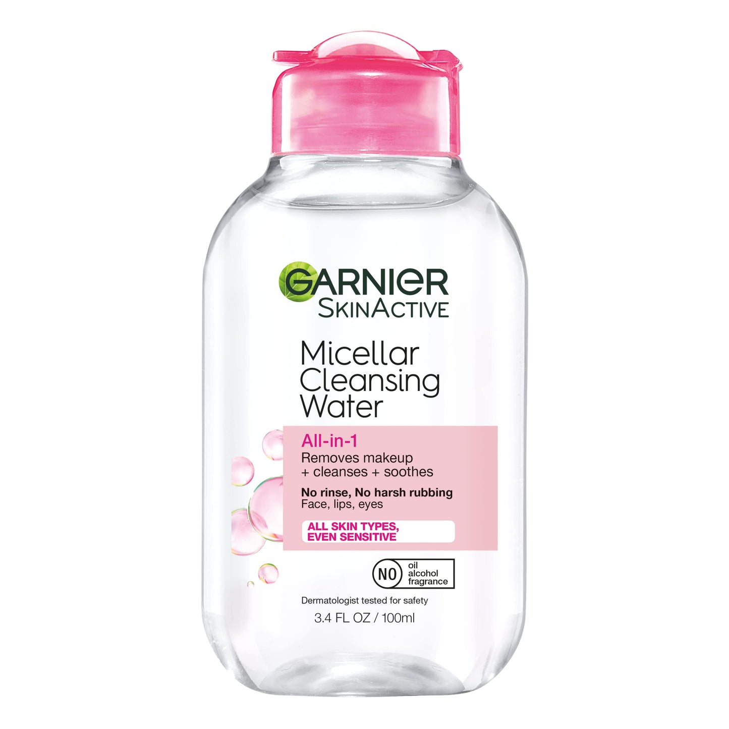 HotGarnier Micellar Water, Hydrating Facial Cleanser & Makeup Remover, Suitable for Sensitive Skin, Vegan, Cruelty Free, 13.5 Fl Oz (400mL), 2 Count