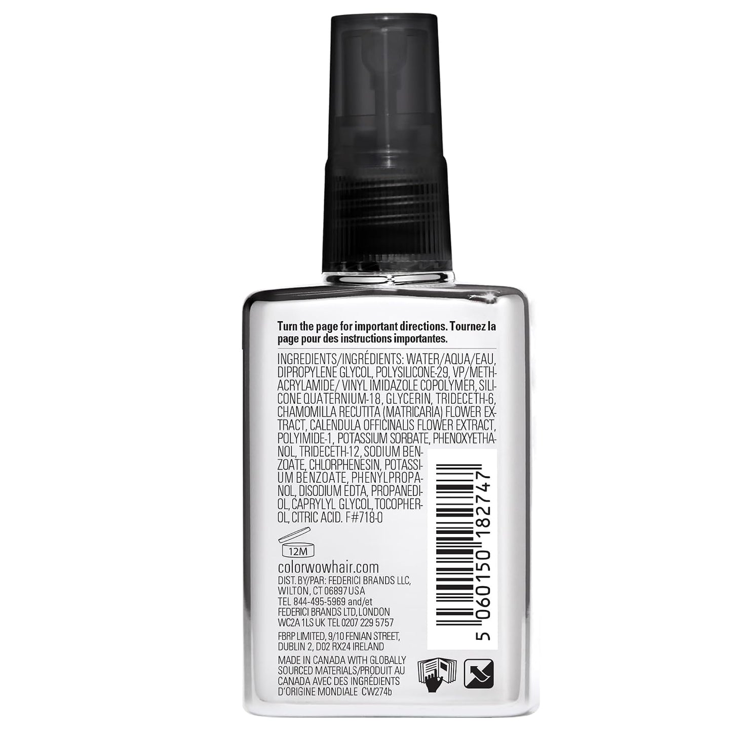 HotCOLOR WOW Extra Strength Dream Coat, Ultra-Moisturizing Anti-Humidity Treatment with Heat Protectant for Glassy, Frizz-Prone Hair
