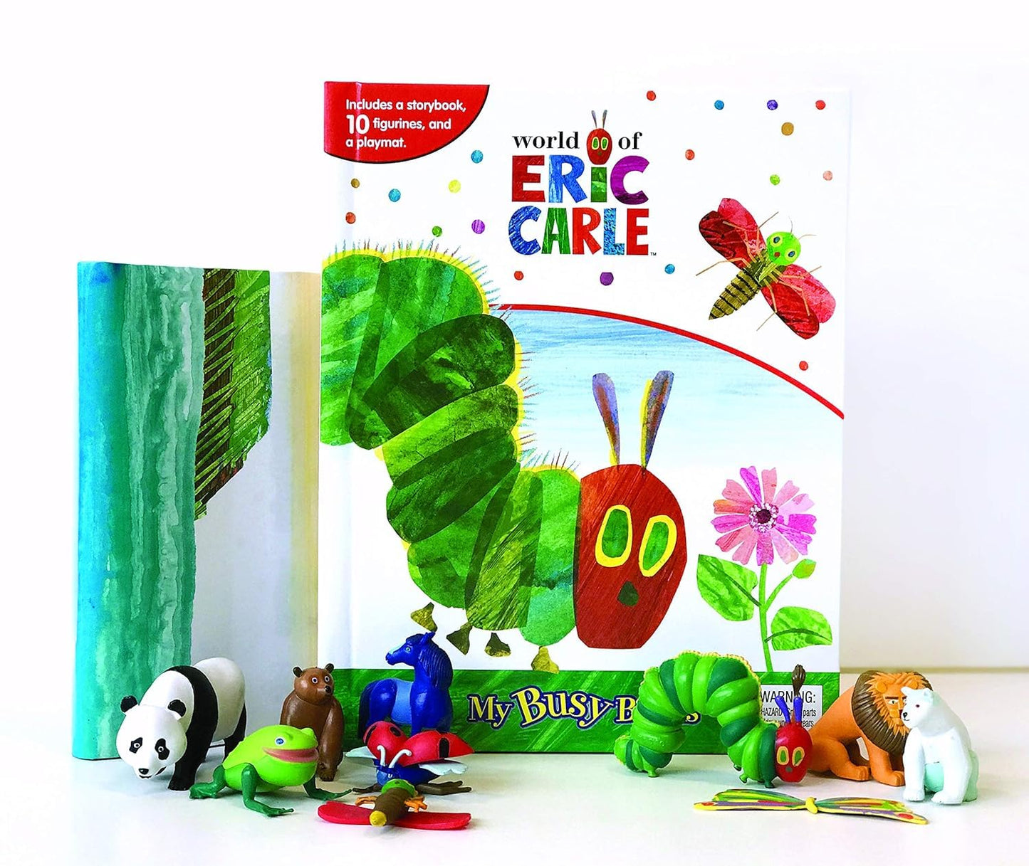 Hot The World of Eric Carle My Busy Books - Storybook, 10 figurines, playmat
