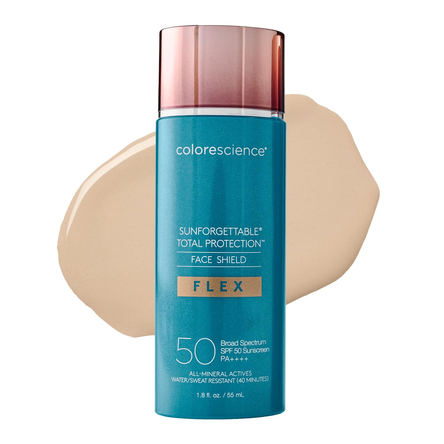 HotColorescience FLEX Tinted Mineral Sunscreen SPF, Tone-Adapting Buildable Coverage with Zinc Oxide